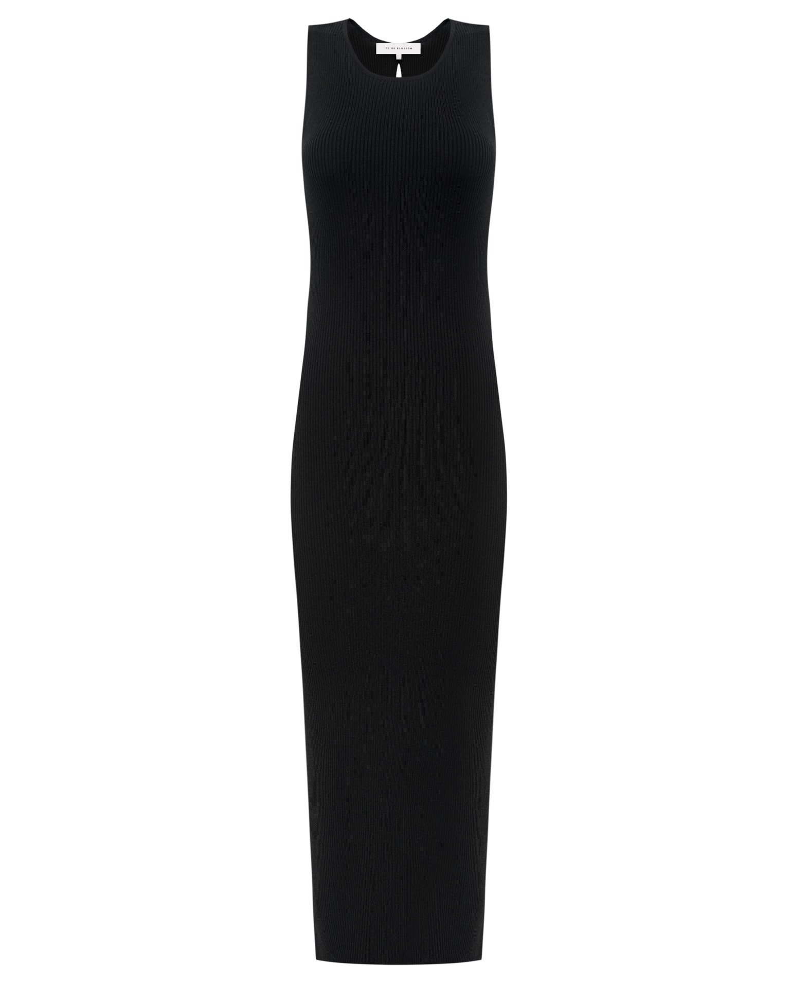 Black dress with an open back, Black — photo 11