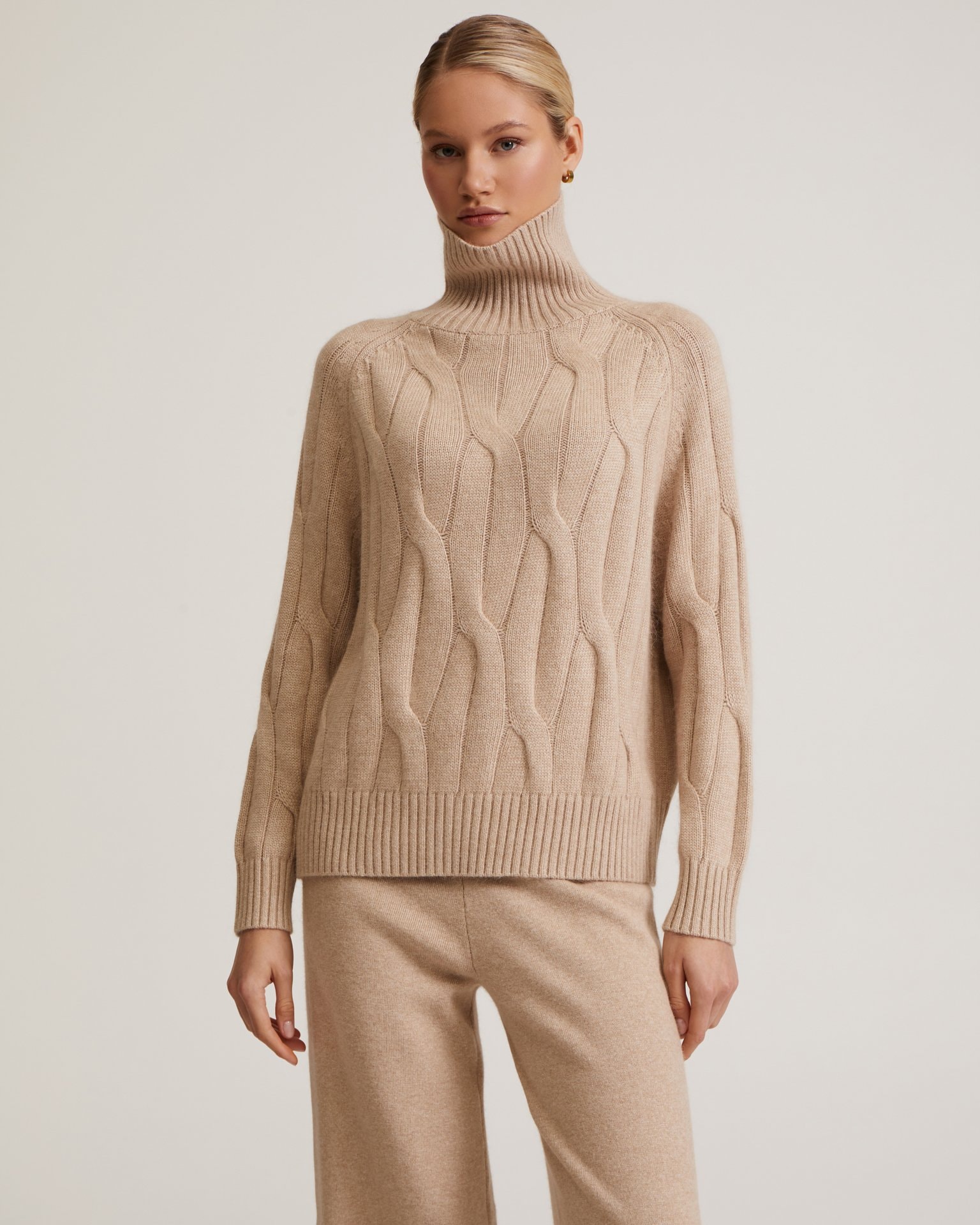 Knit set, Beige — photo 4