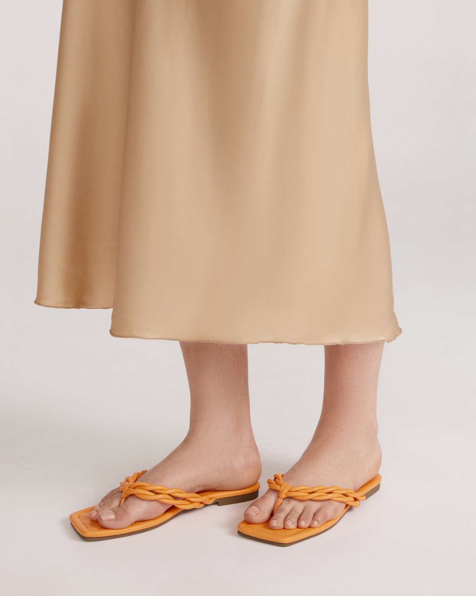 Orange sandals, Orange — photo 4