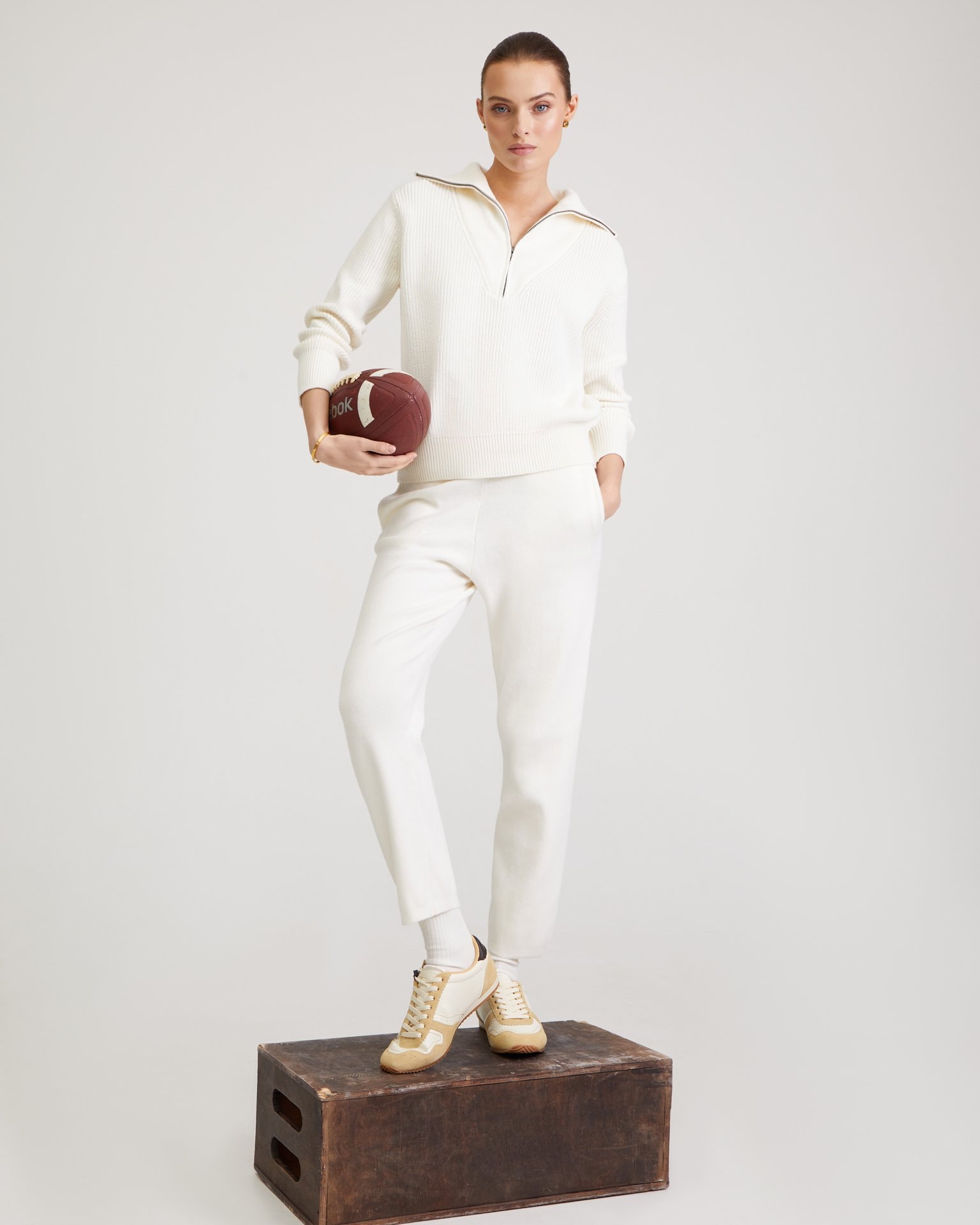 Trouser Set, White
