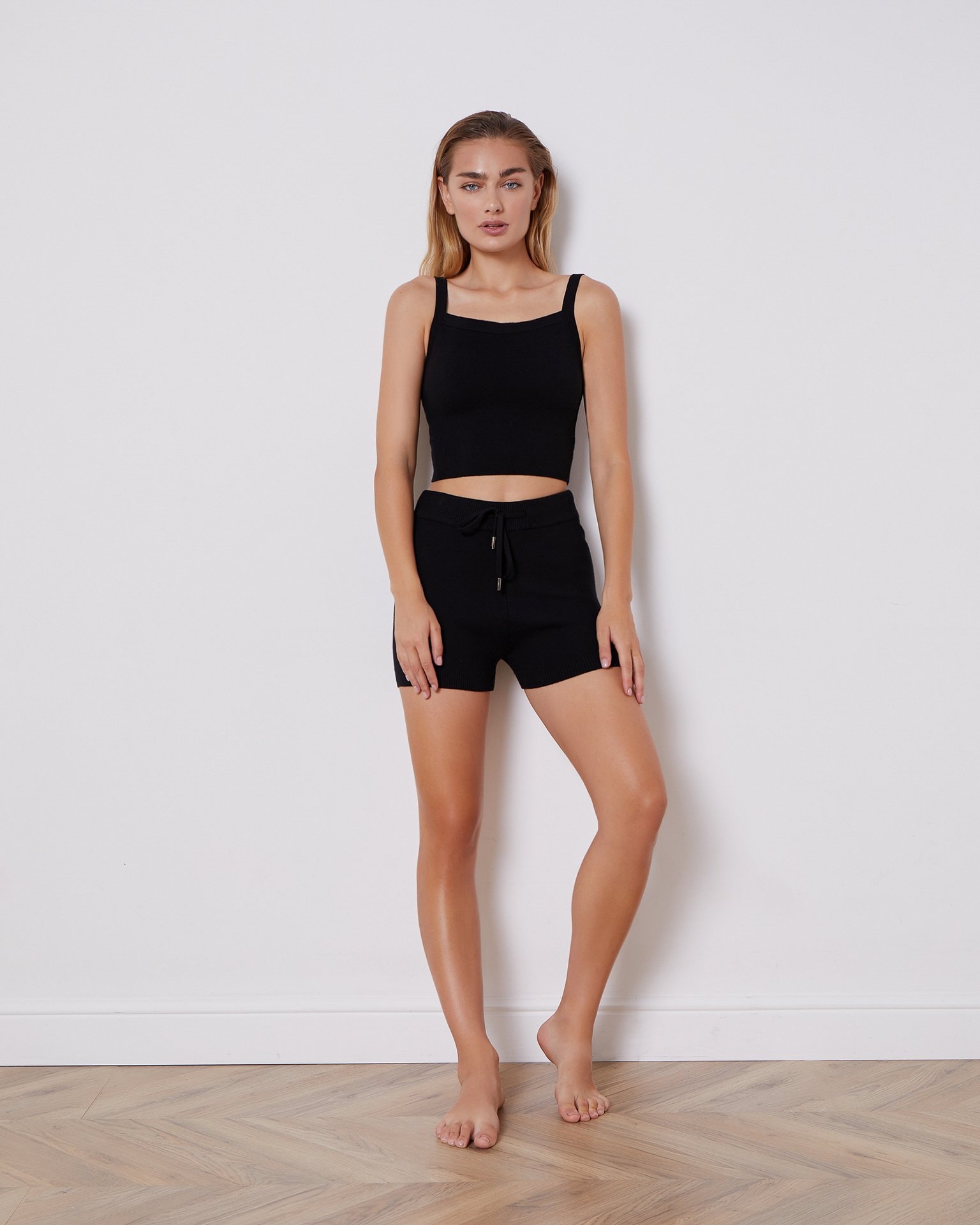 Viscose summer suit, Black — photo 4