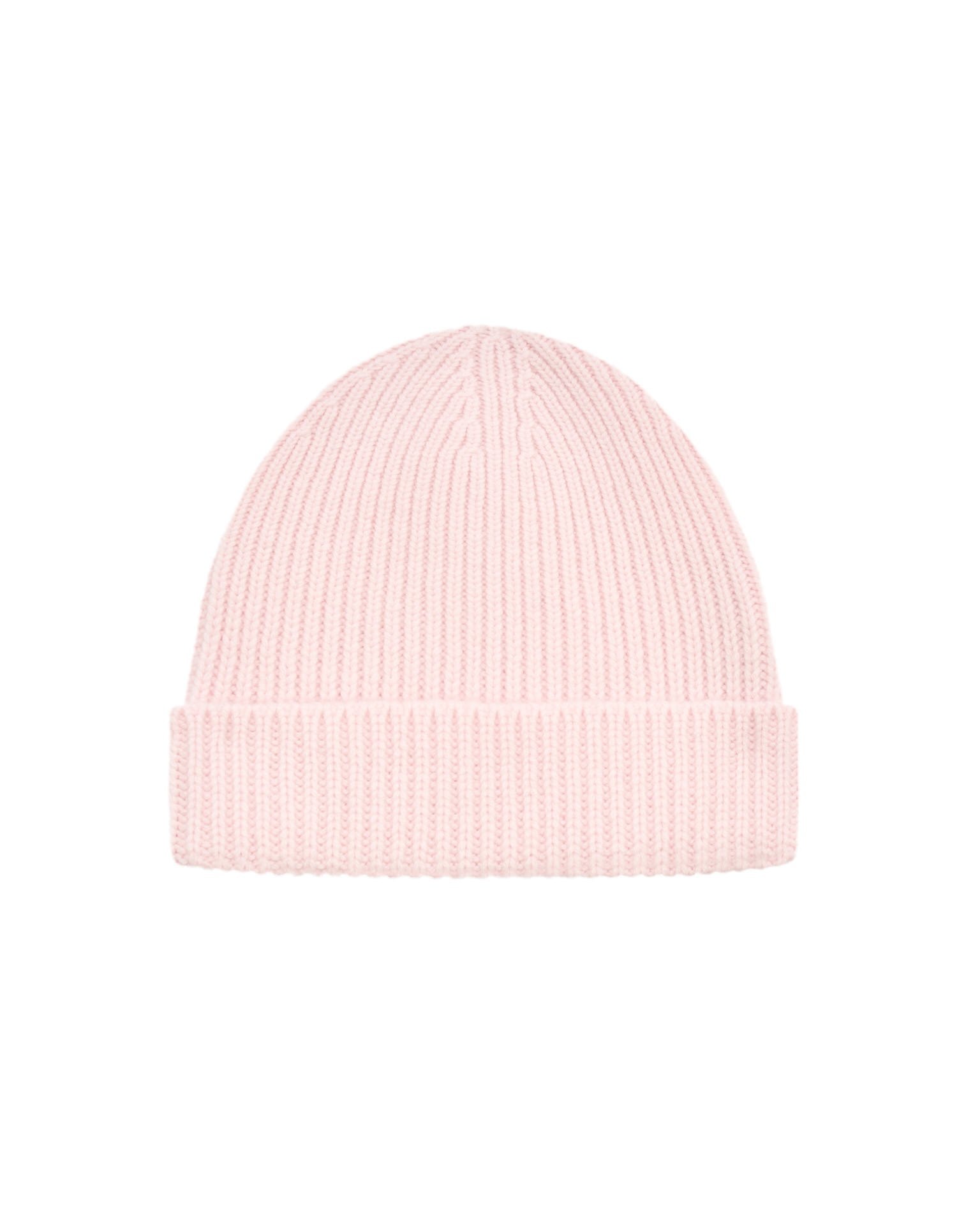 Cashmere and Wool Beanie, Pink — photo 2