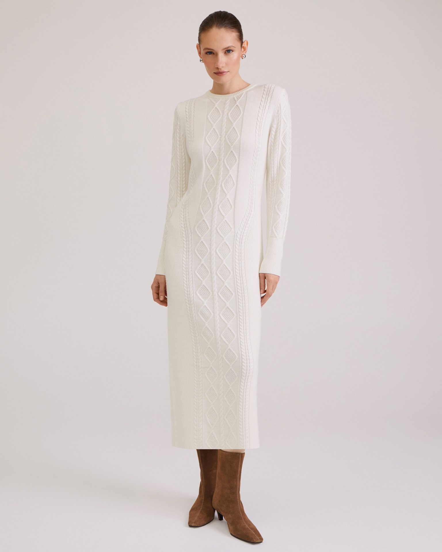 Knit dress, Milk