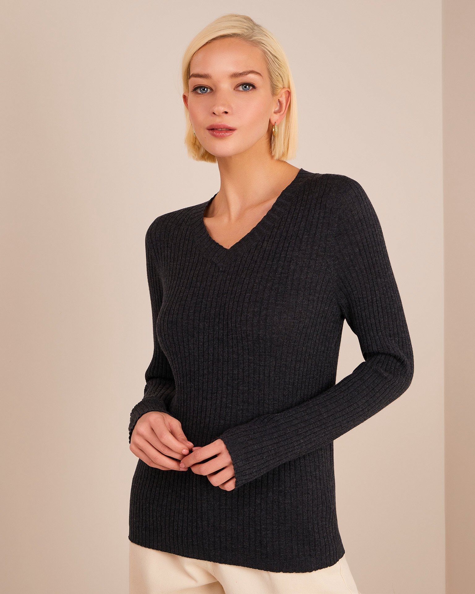 Graphite turtleneck, Graphite — photo 2