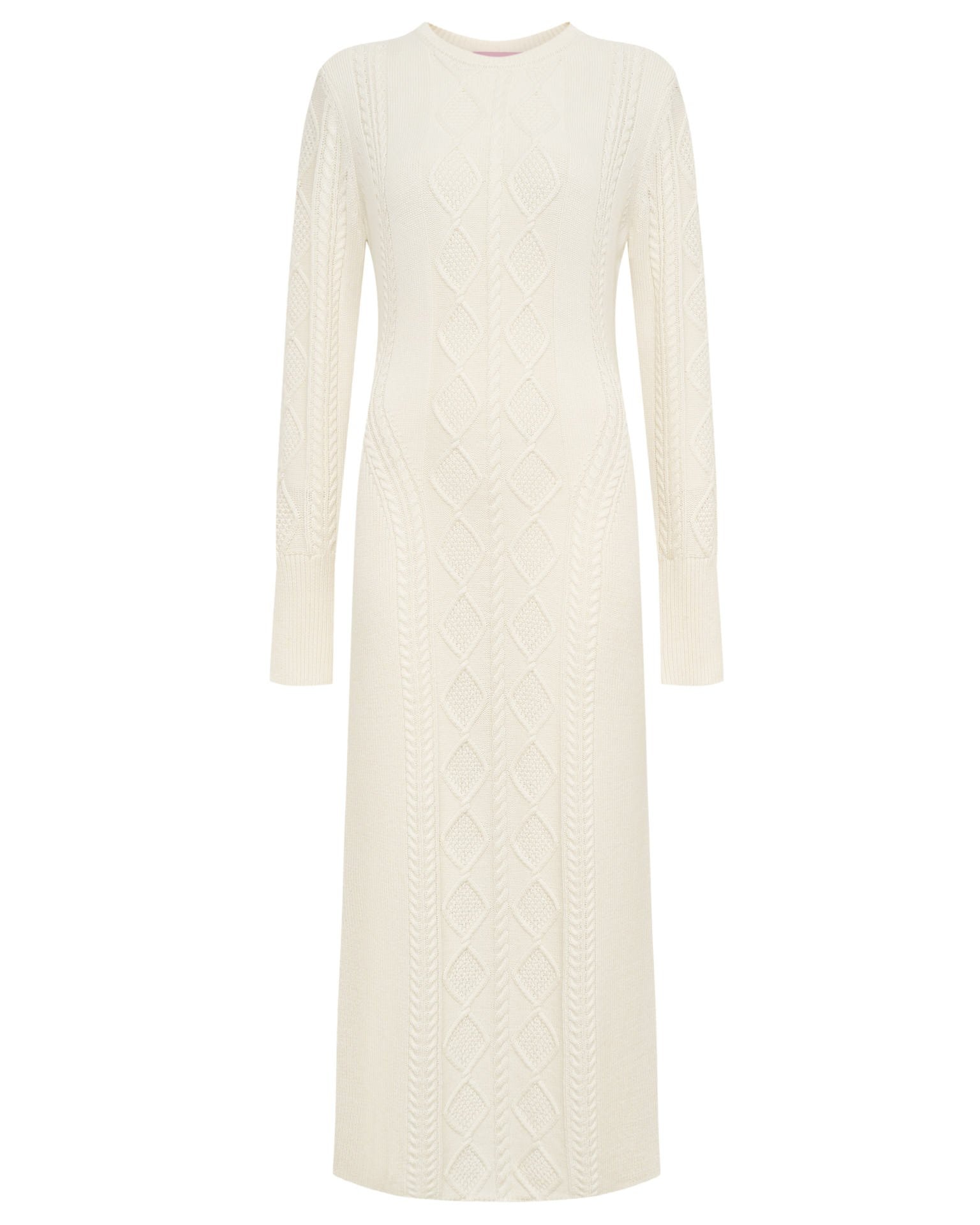 Knit dress, Milk — photo 9