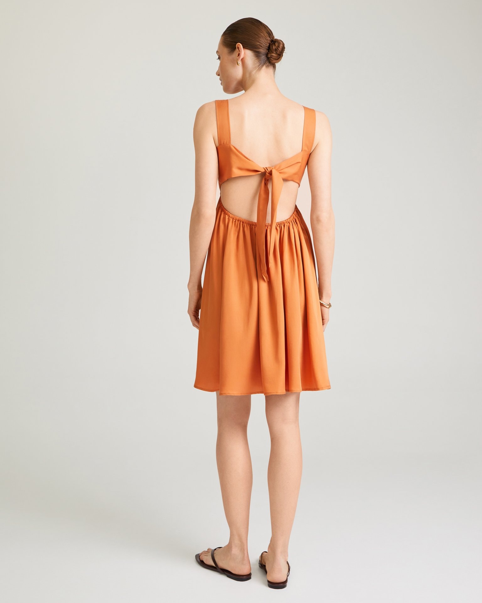 Backless Dress, Terracotta — photo 2