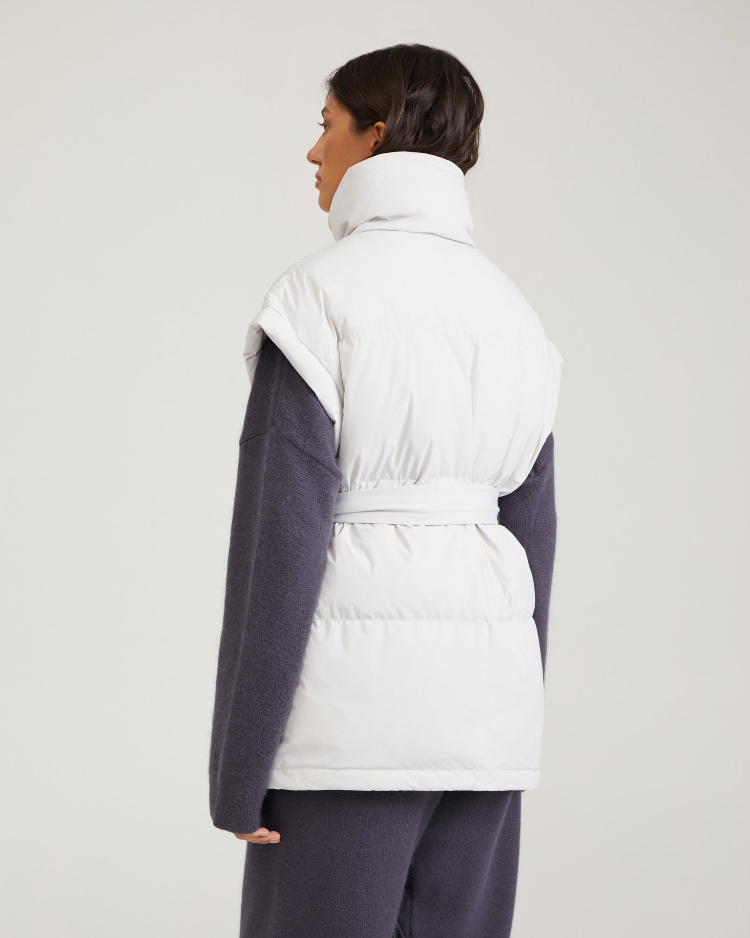 Insulated vest in grey, Grey — photo 3