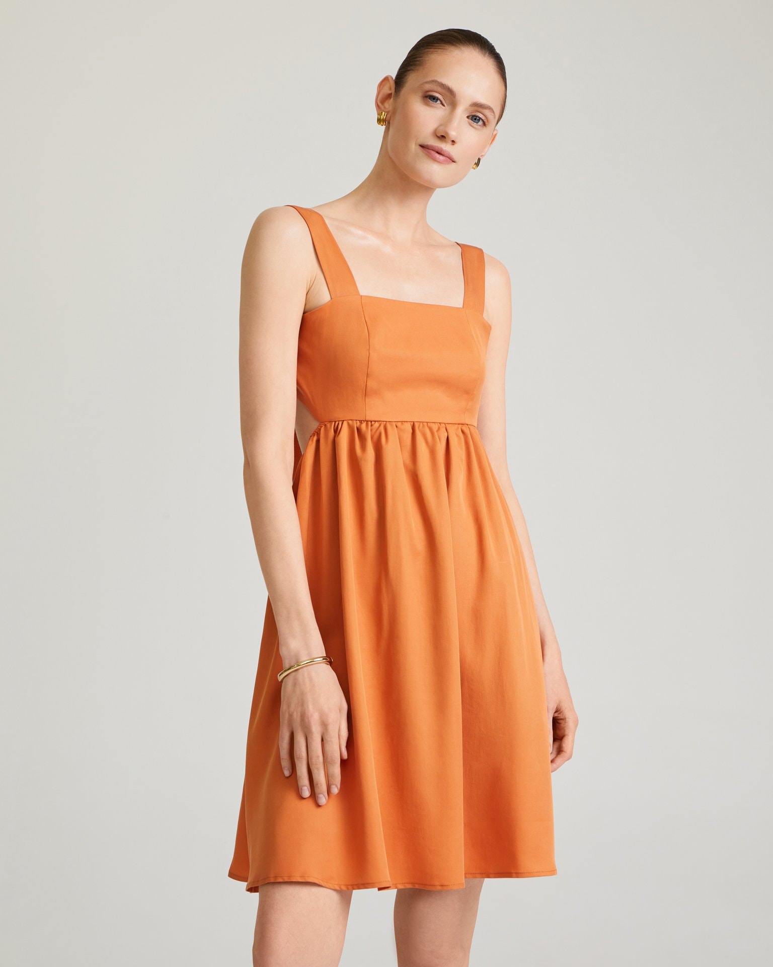Backless Dress, Terracotta — photo 3