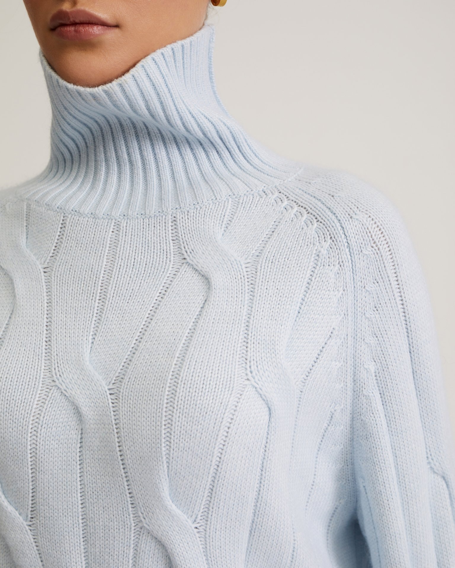 Knitted set, Blue — photo 11