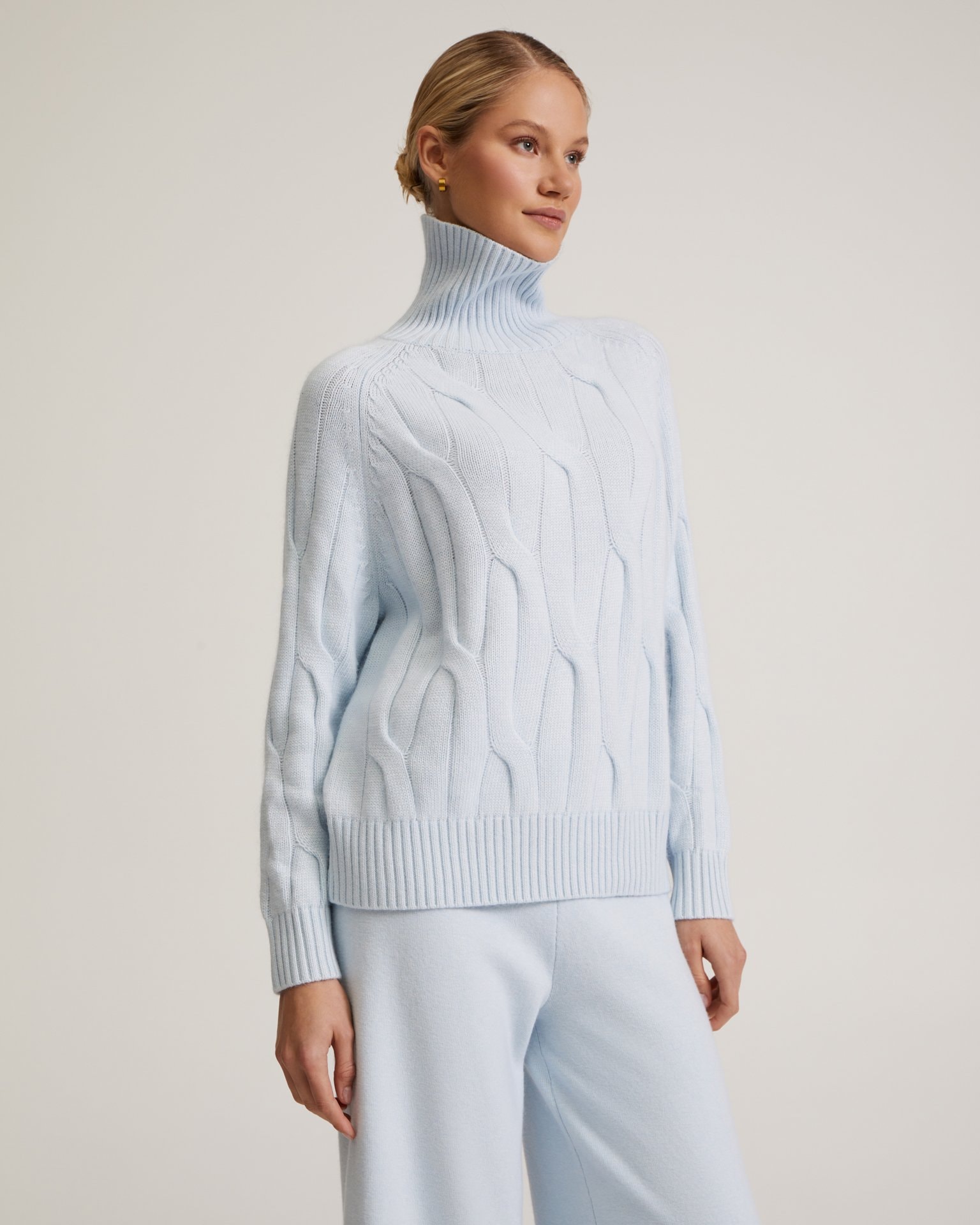 Knitted set, Blue — photo 7