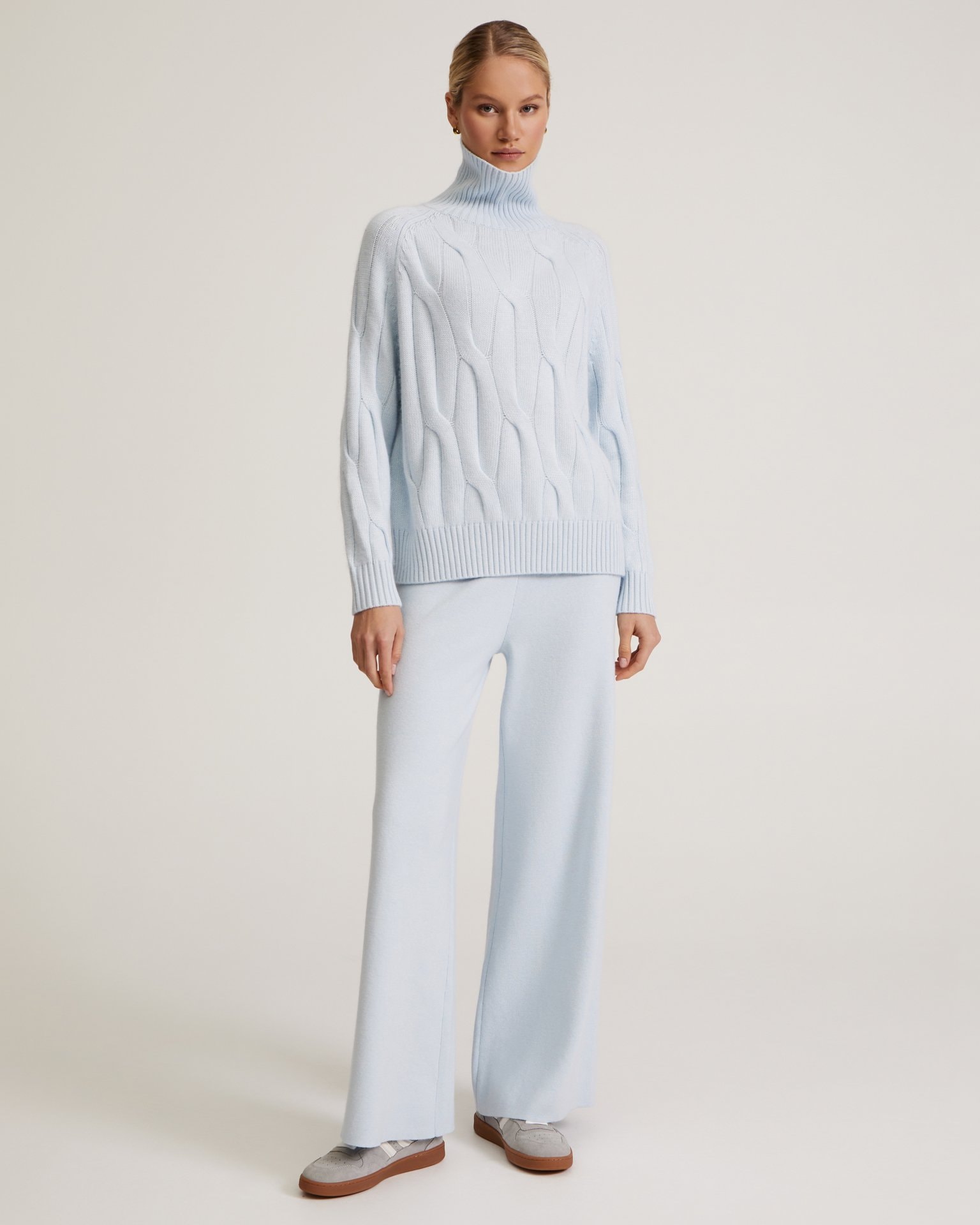 Knitted set, Blue — photo 2