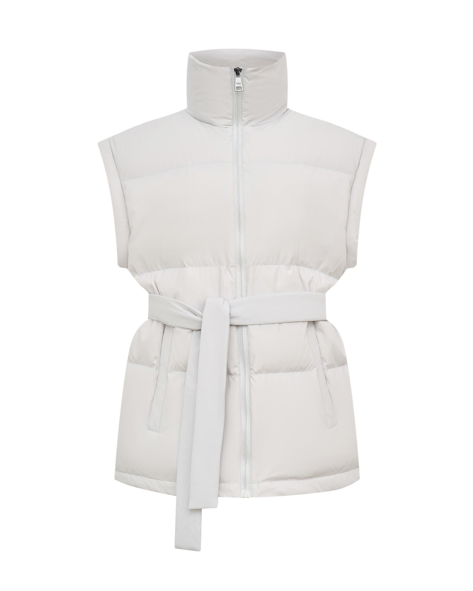 Insulated vest in grey, Grey — photo 7