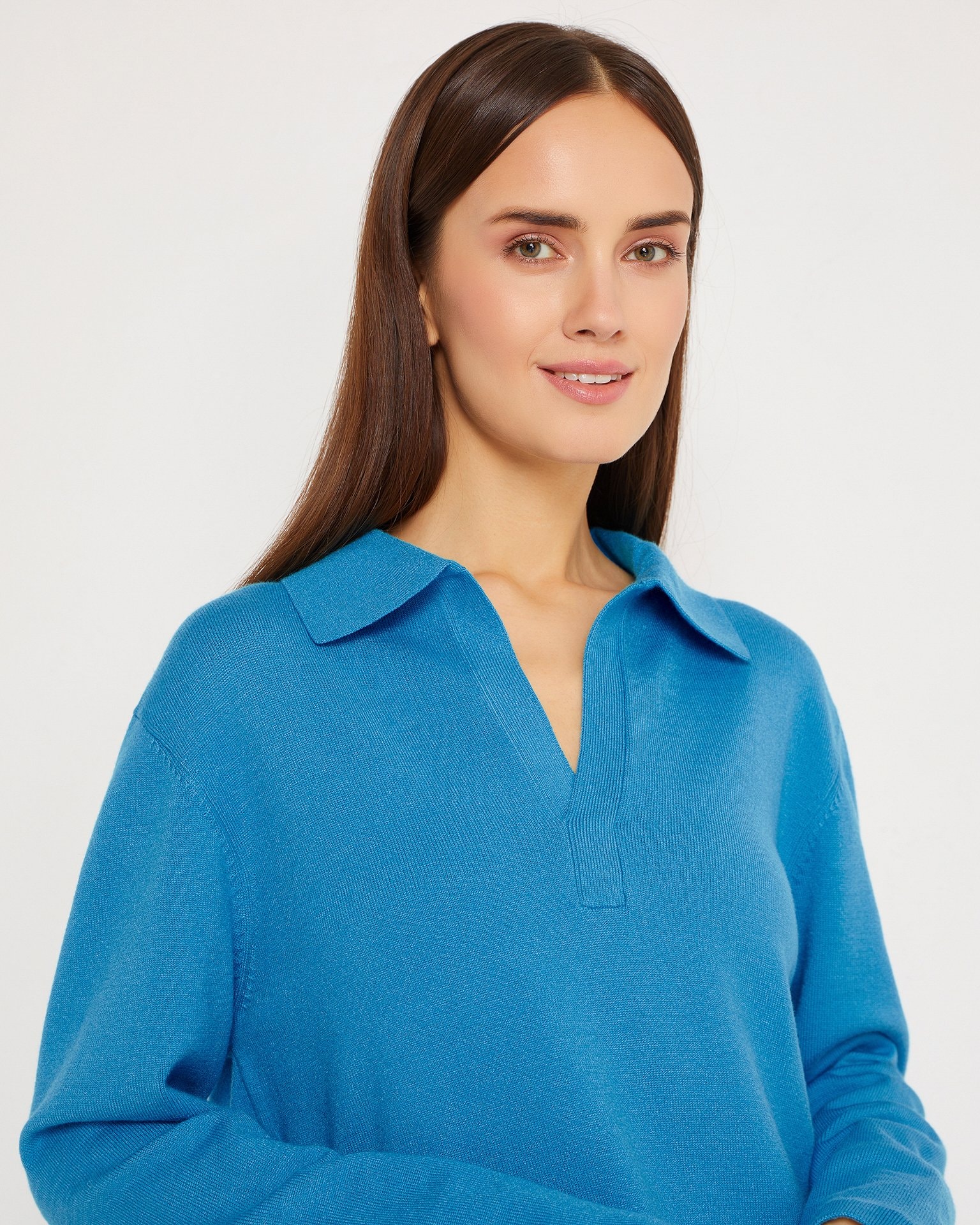 Viscose Trouser Suit, Powder Blue — photo 4