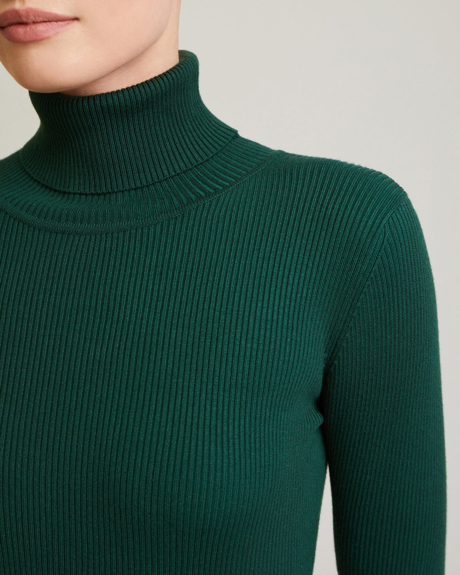 Viscose dress, Dark Green — photo 7