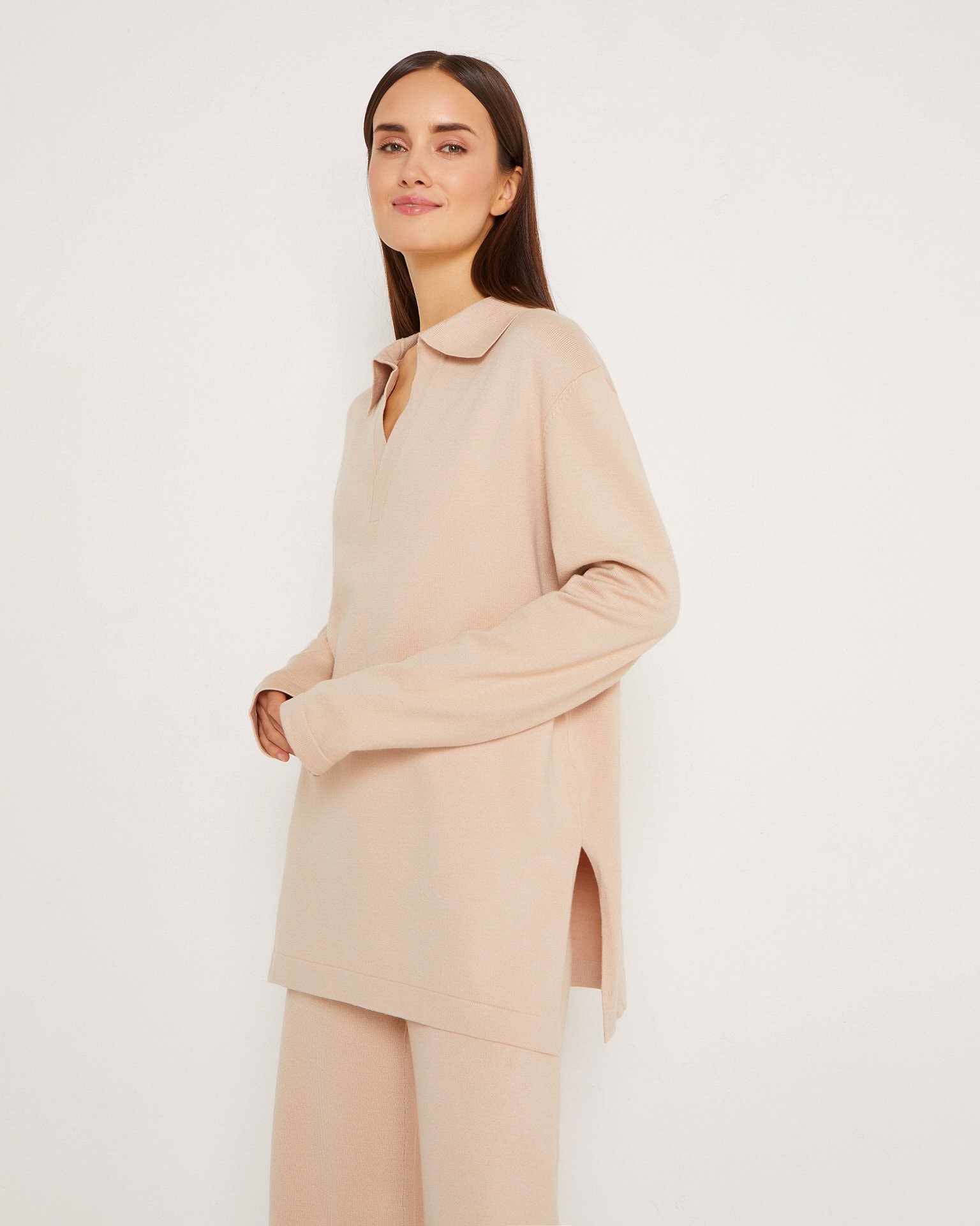 Suit with Jumper and Trousers, Beige — photo 4