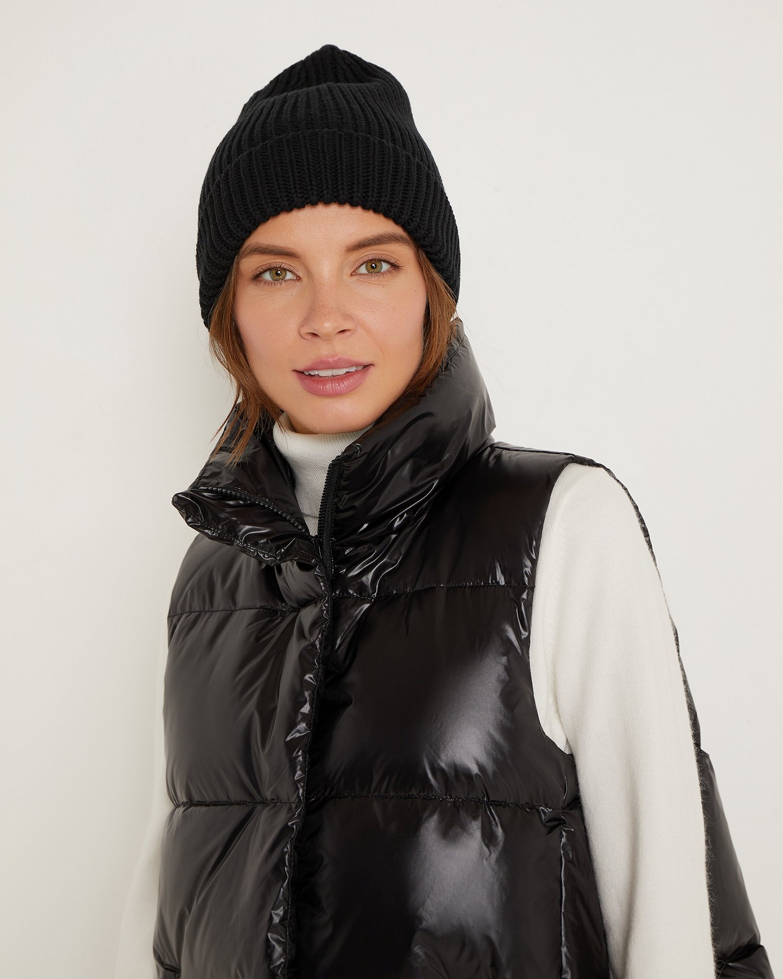 Black beanie, Black — photo 3