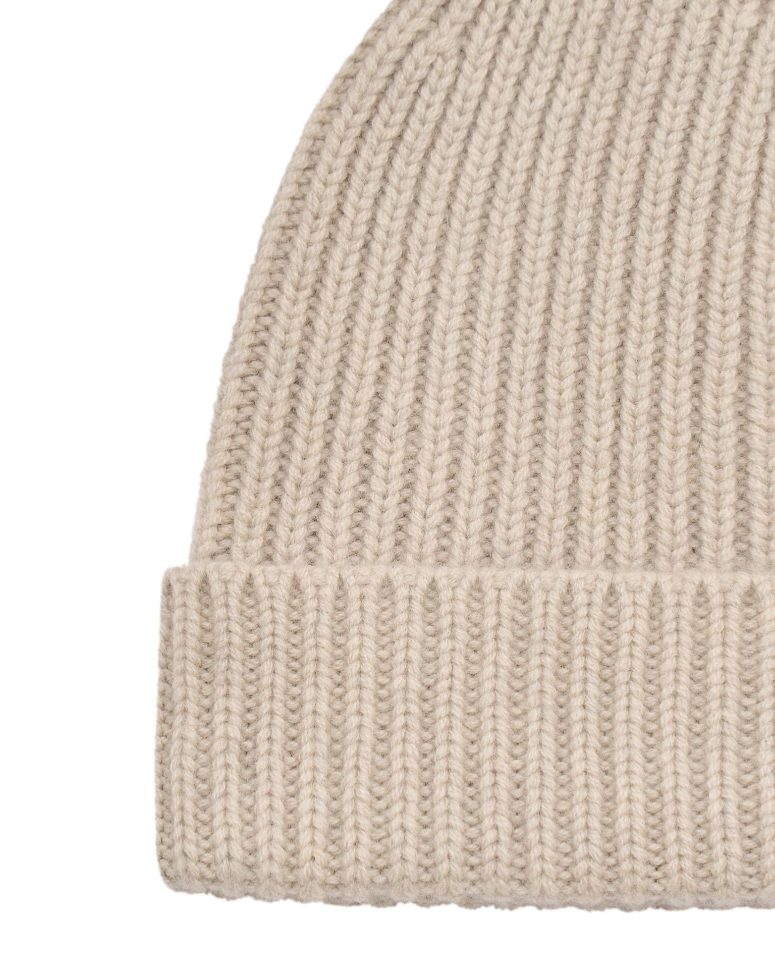 Wool and Cashmere Beanie, Beige — photo 5