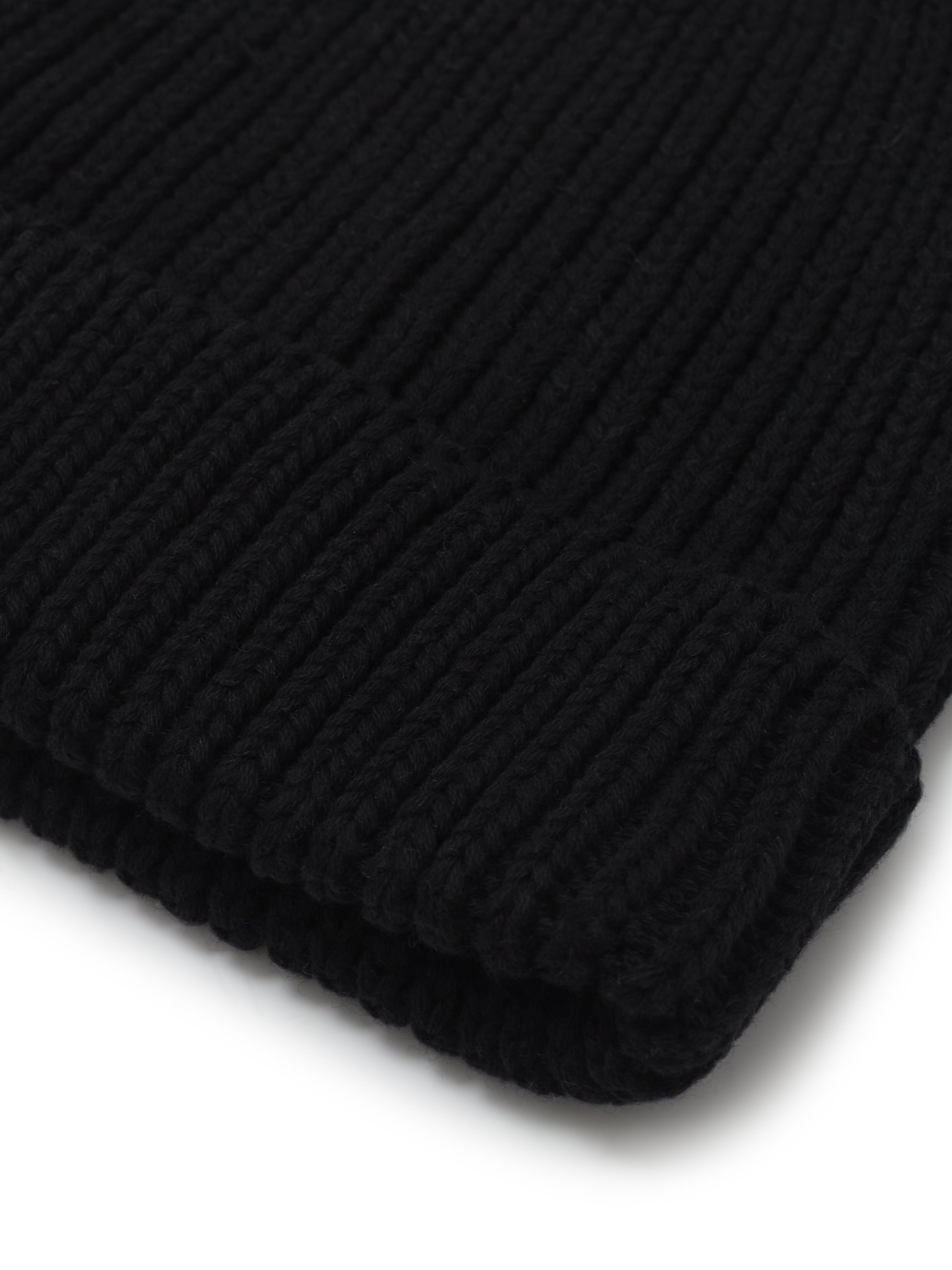 Black beanie, Black — photo 4
