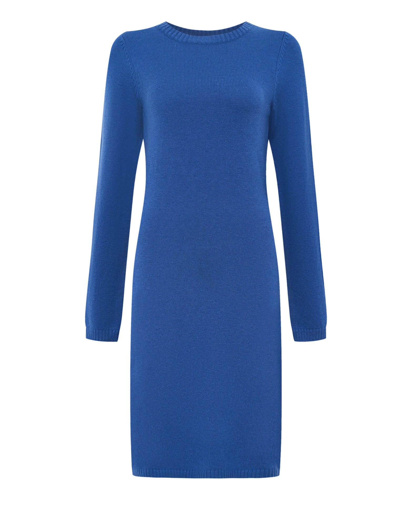 Knitted dress, Blue