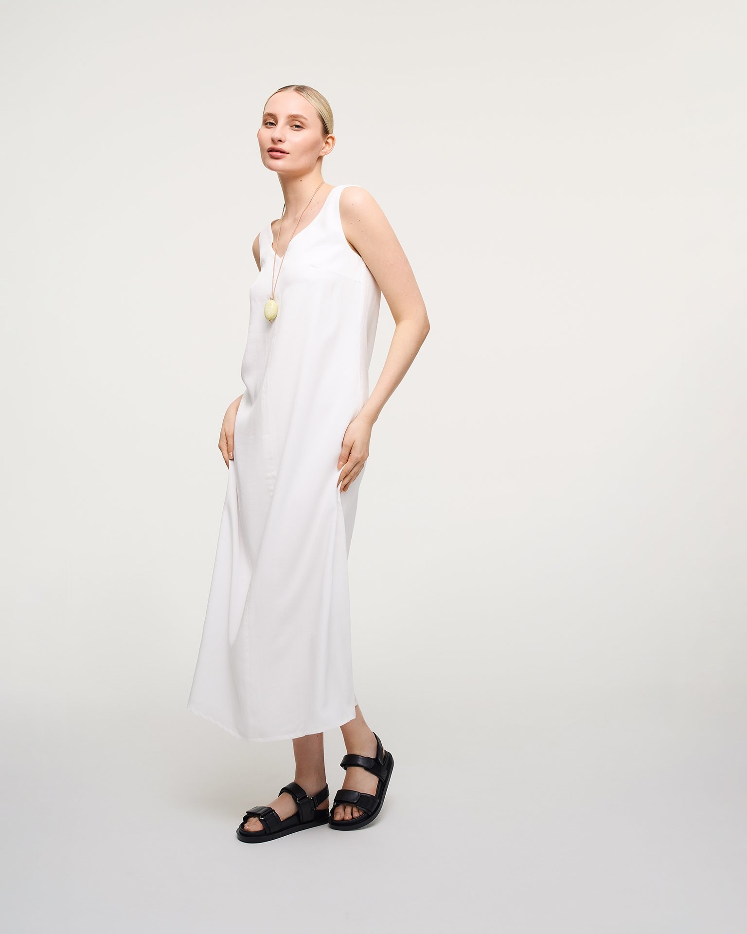 Leather sandals, Black — photo 6