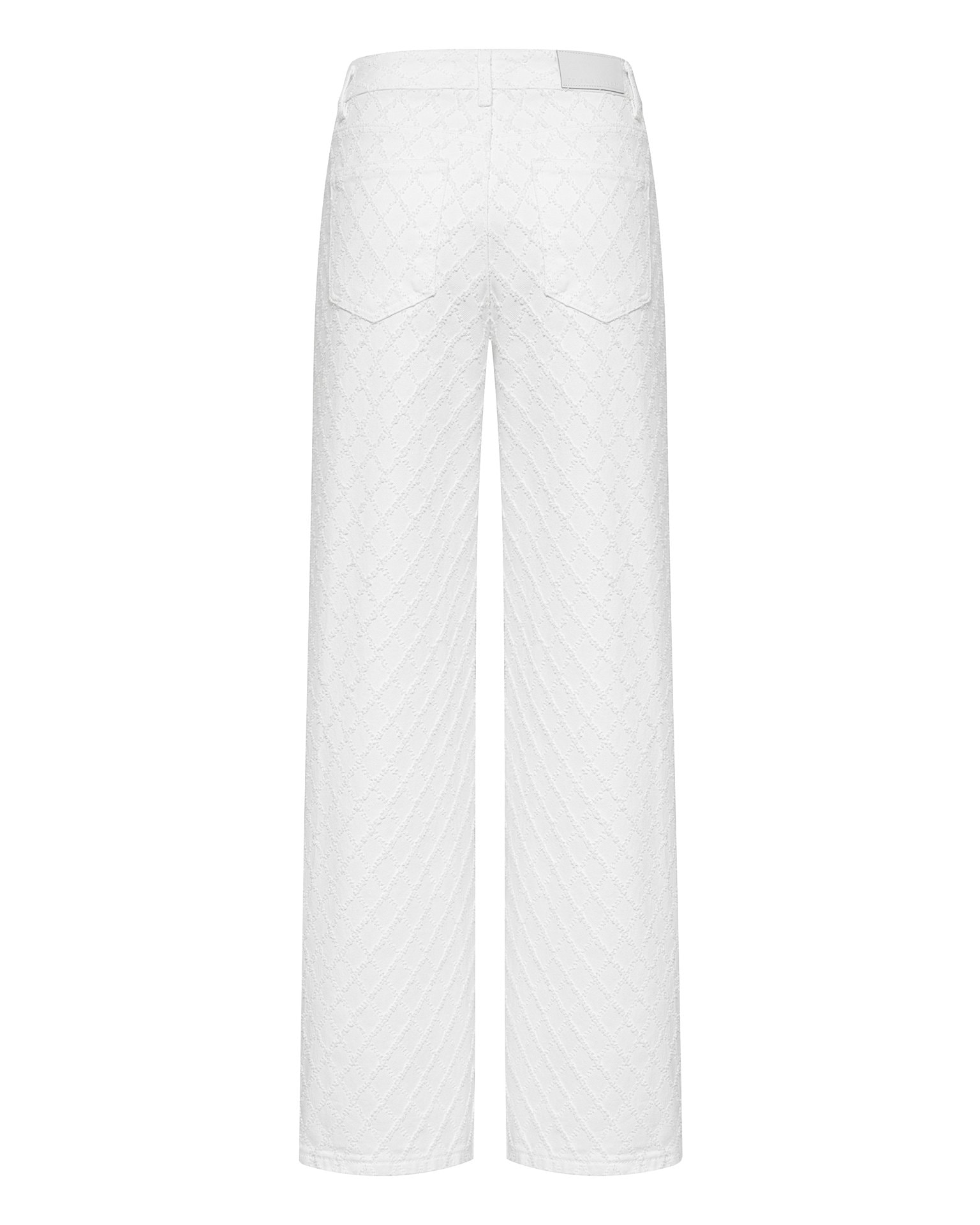Textured jeans, white — photo 8