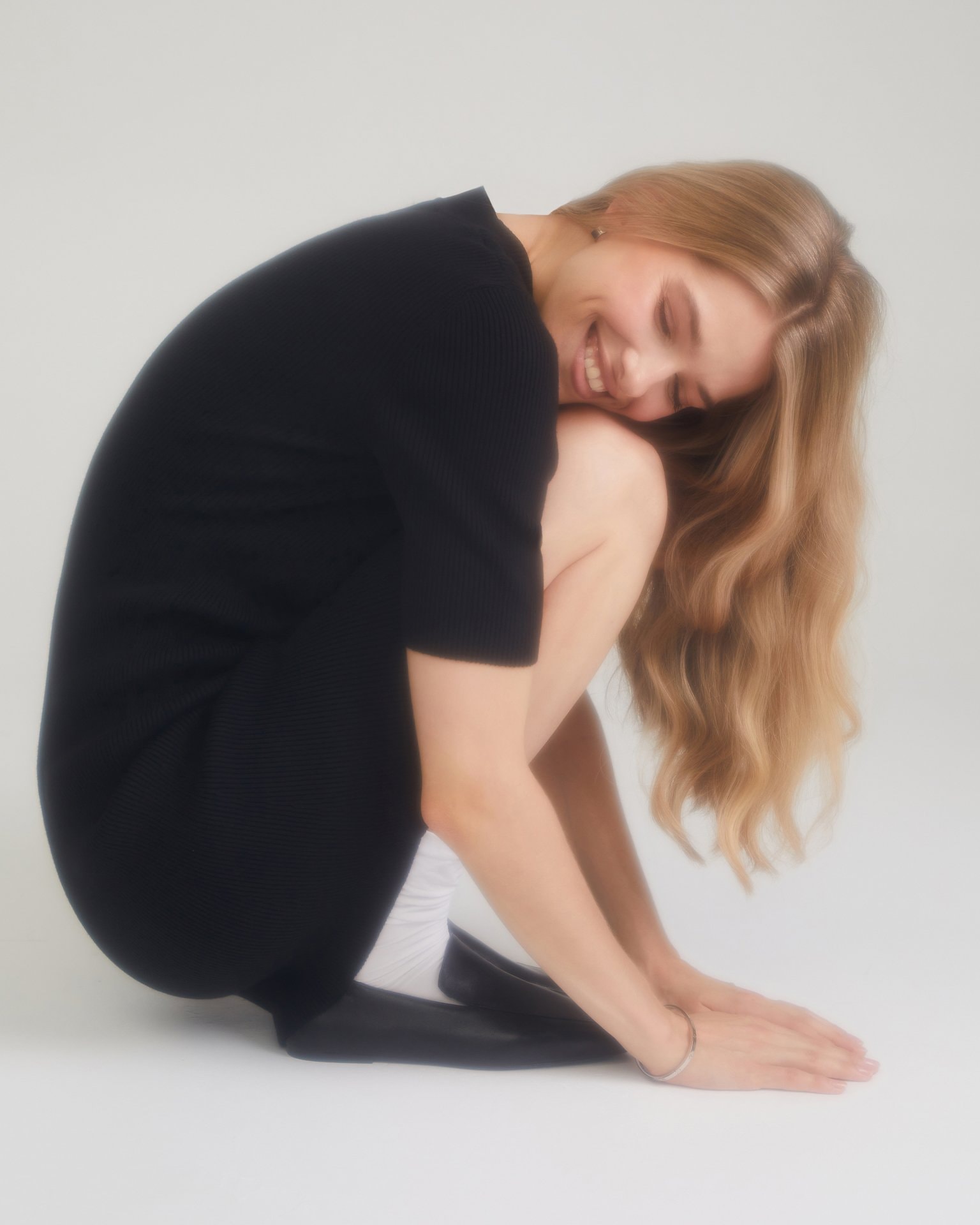 Knit dress, Black — photo 5