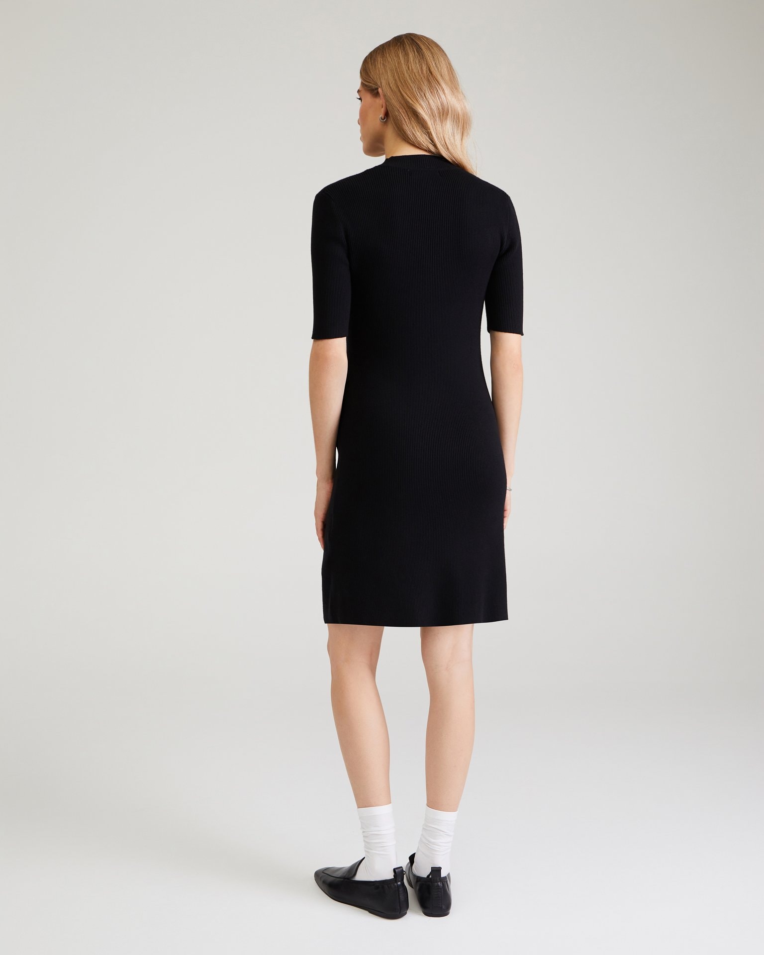 Knit dress, Black — photo 3