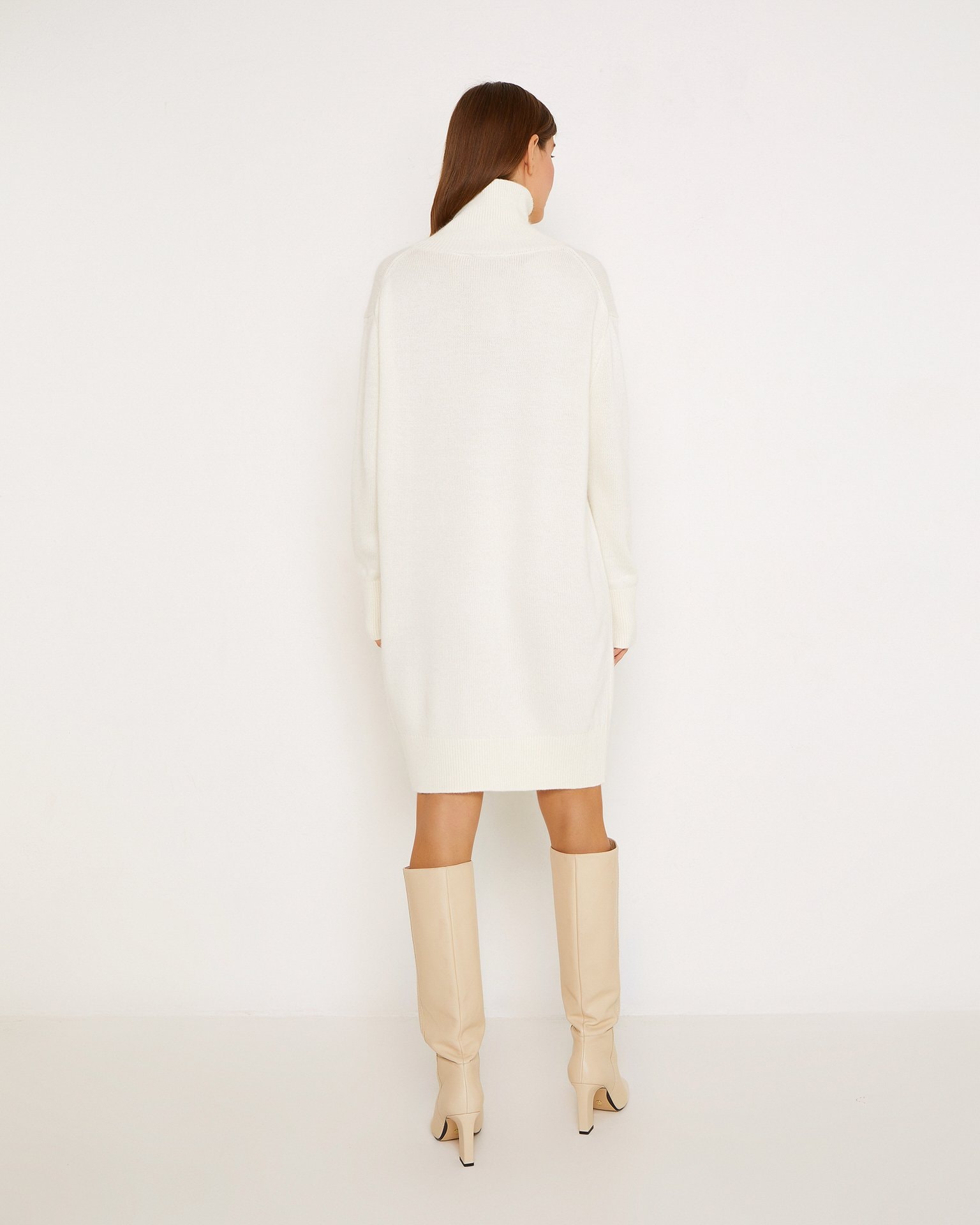 Sweater dress, White — photo 4