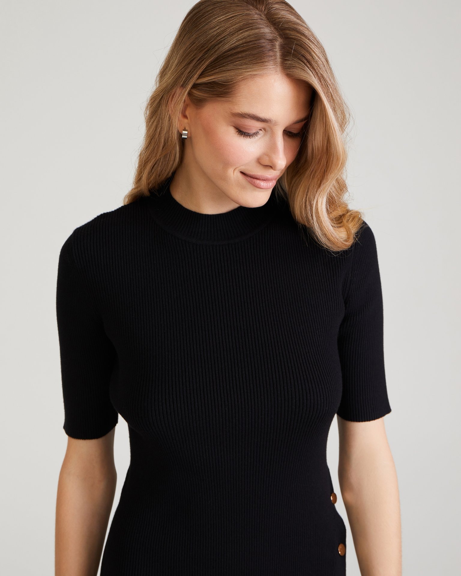 Knit dress, Black — photo 9