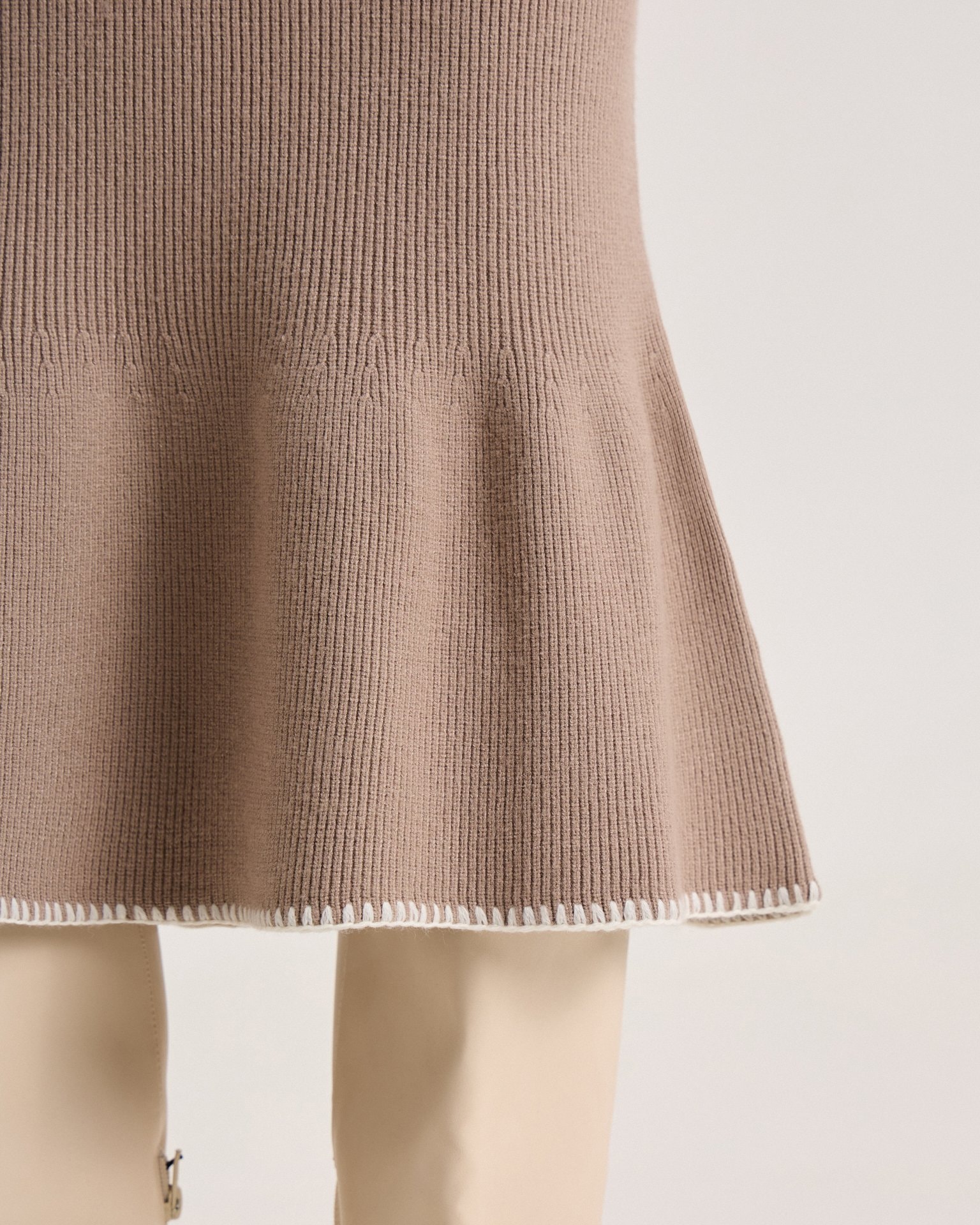 Mermaid dress, Beige — photo 14