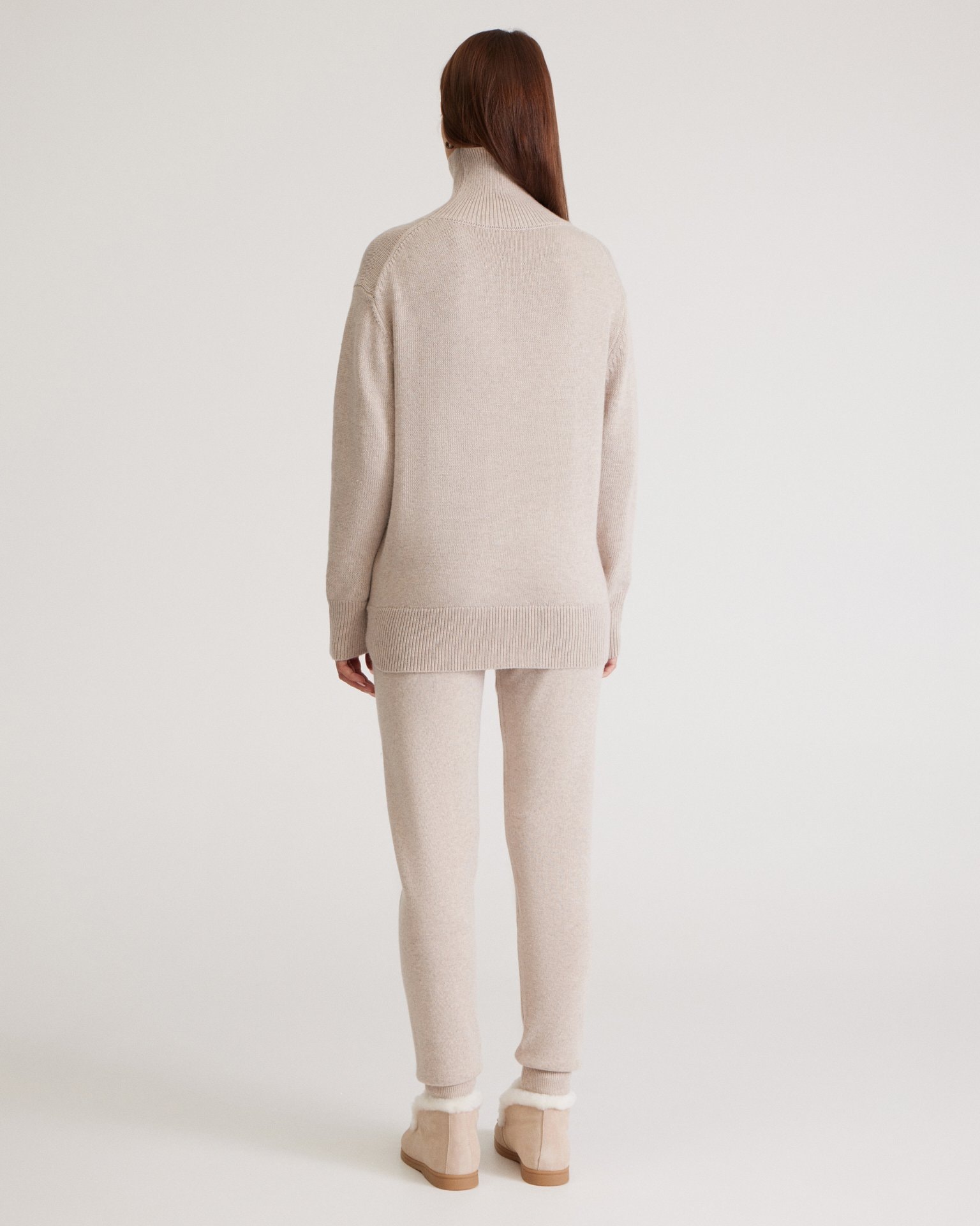 Knitted Suit, Beige — photo 3