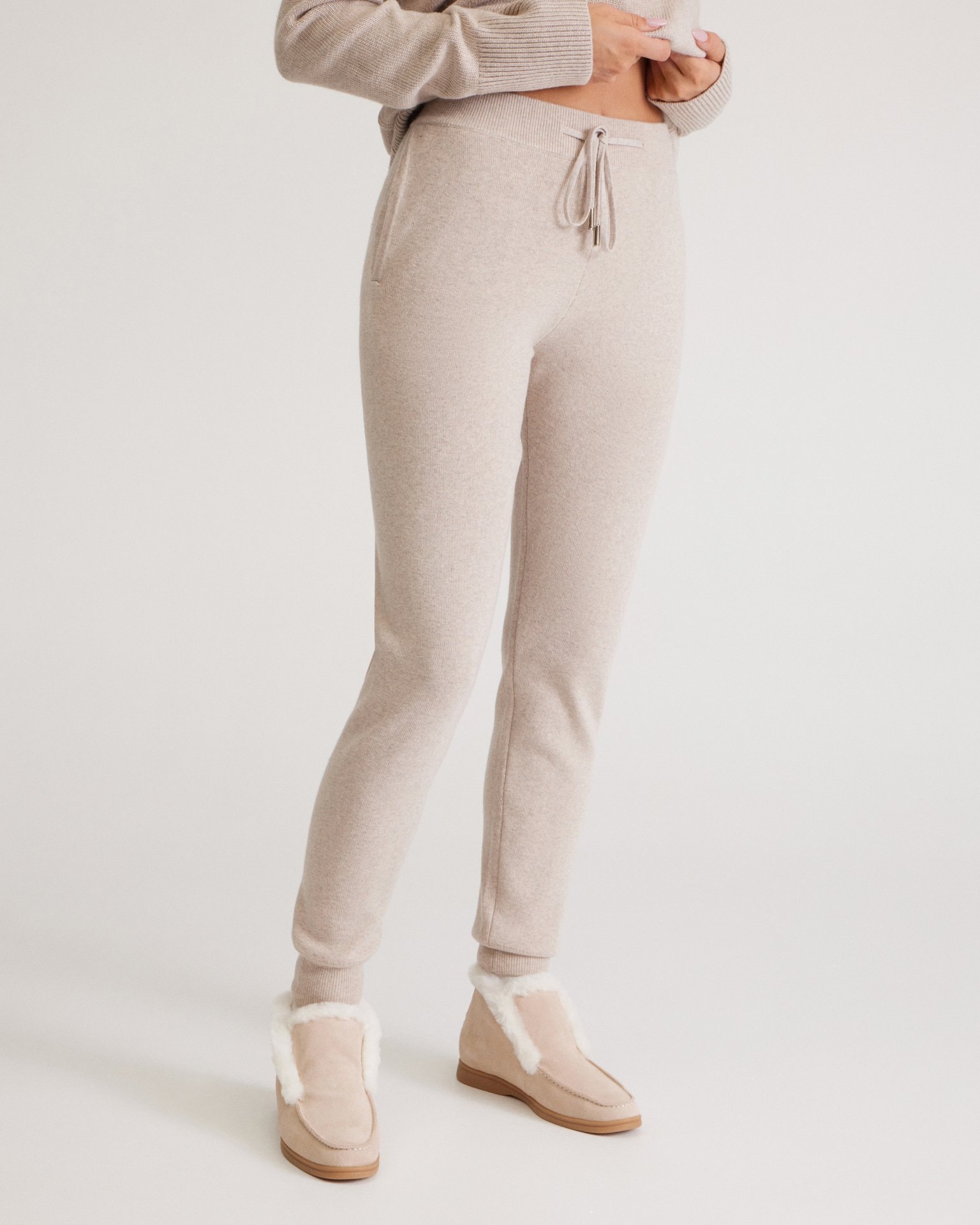 Knitted Suit, Beige — photo 7