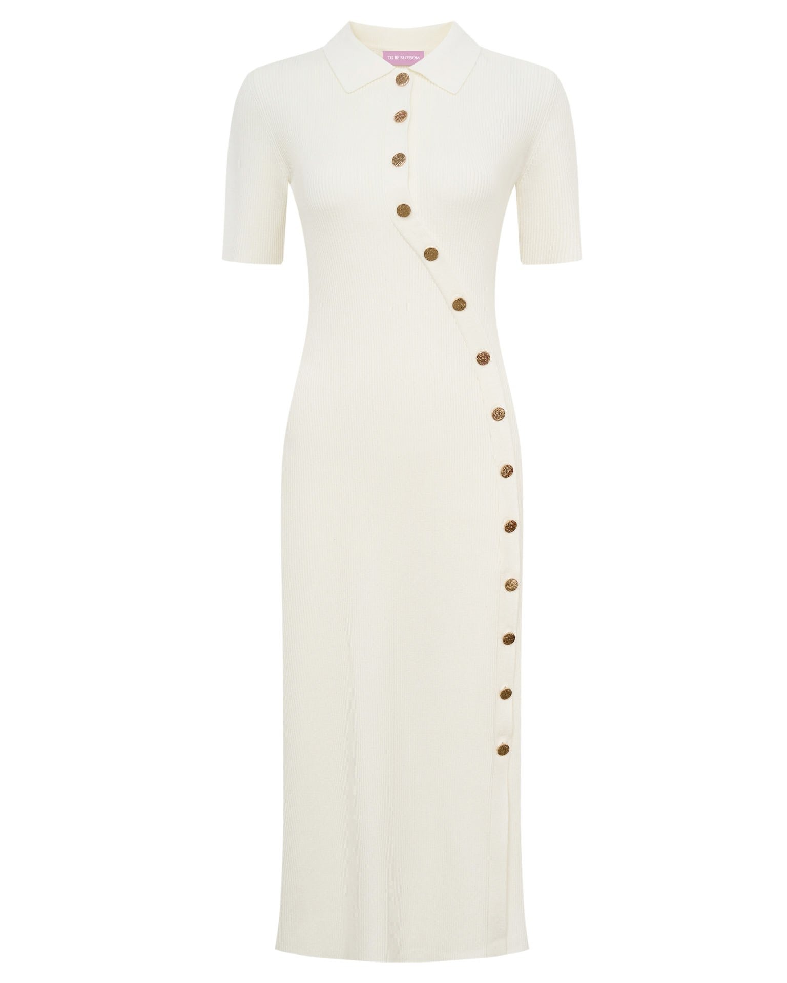 Midi dress, Milky — photo 9