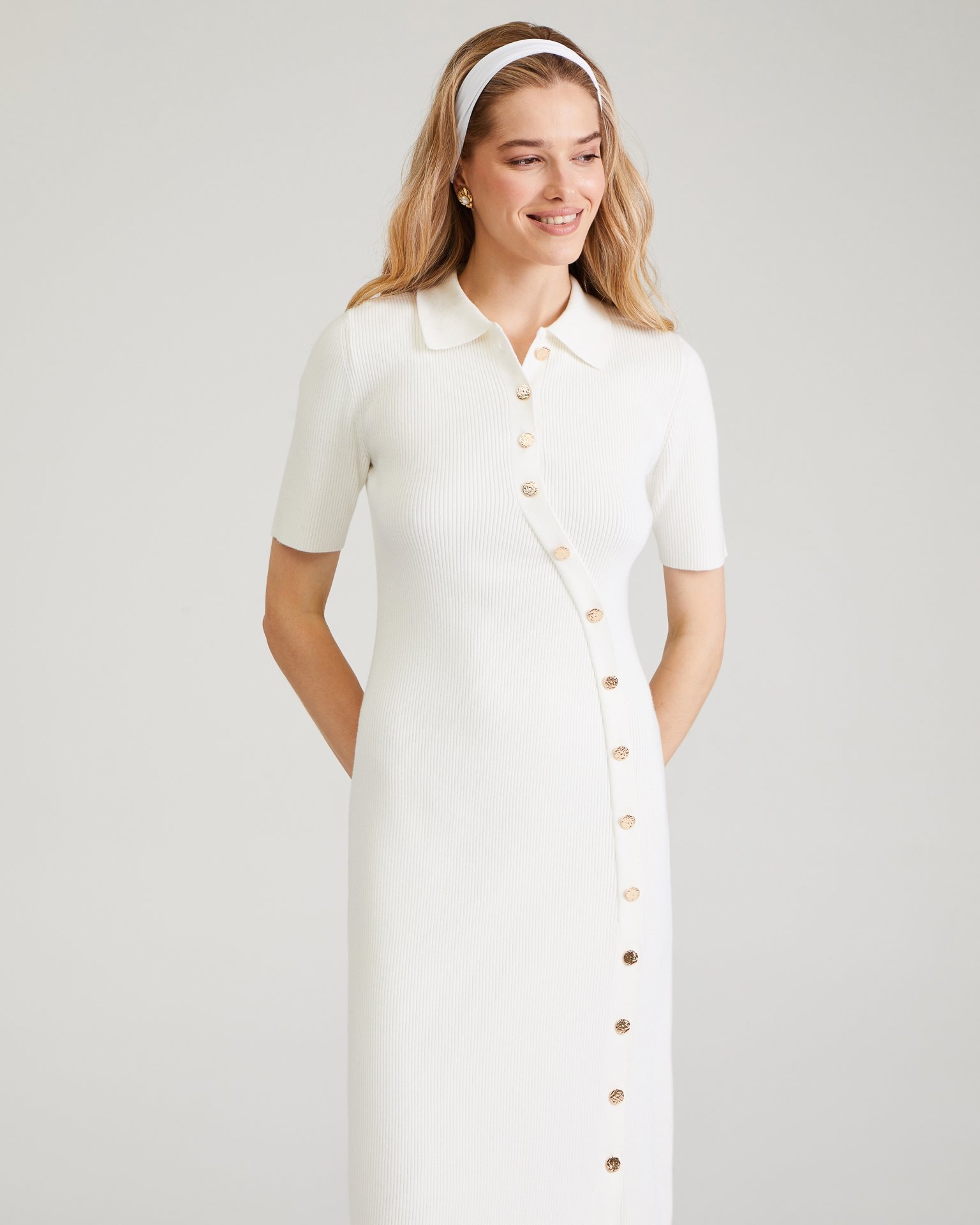 Midi dress, Milky