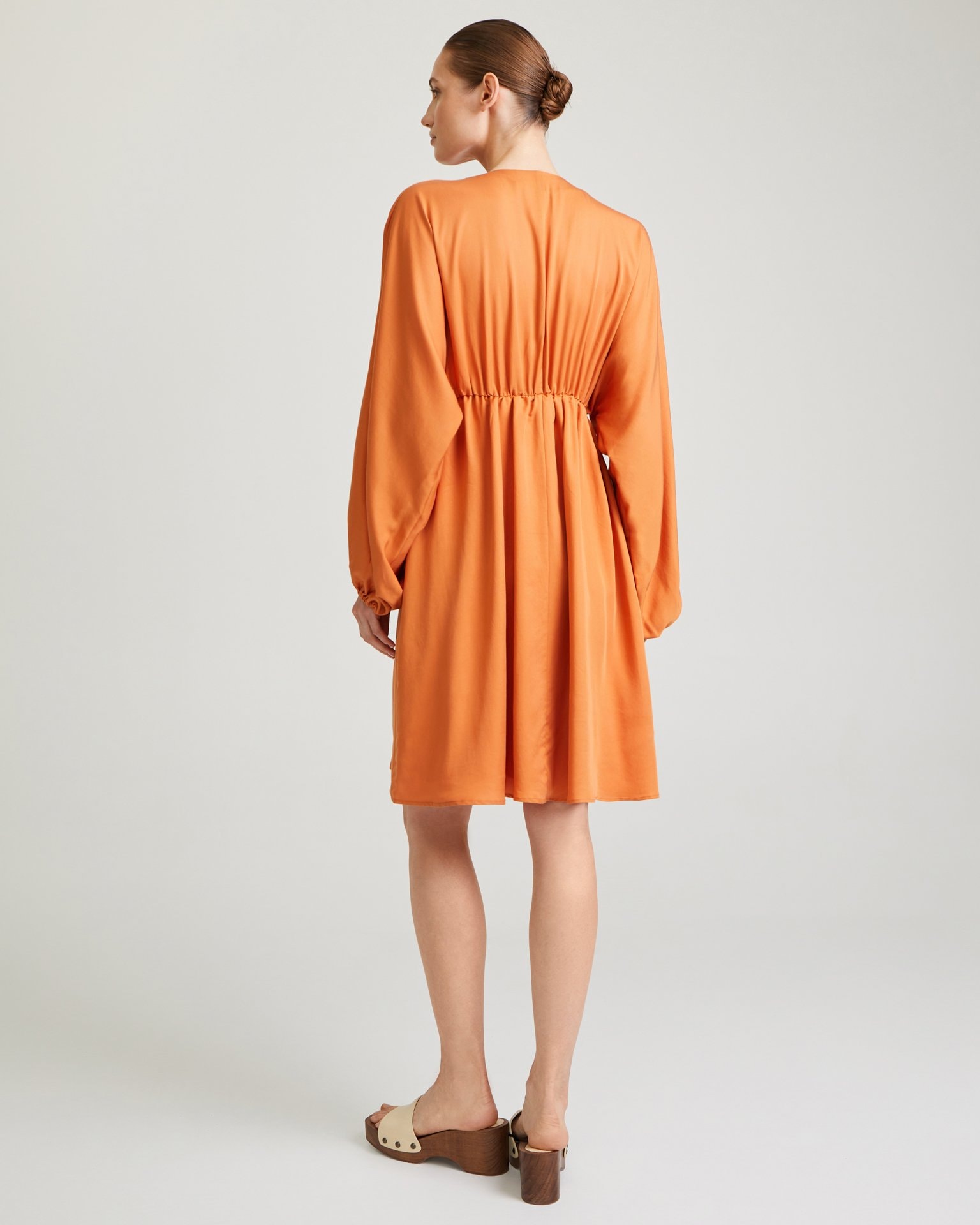 Dress with original cut, Terracotta — photo 3