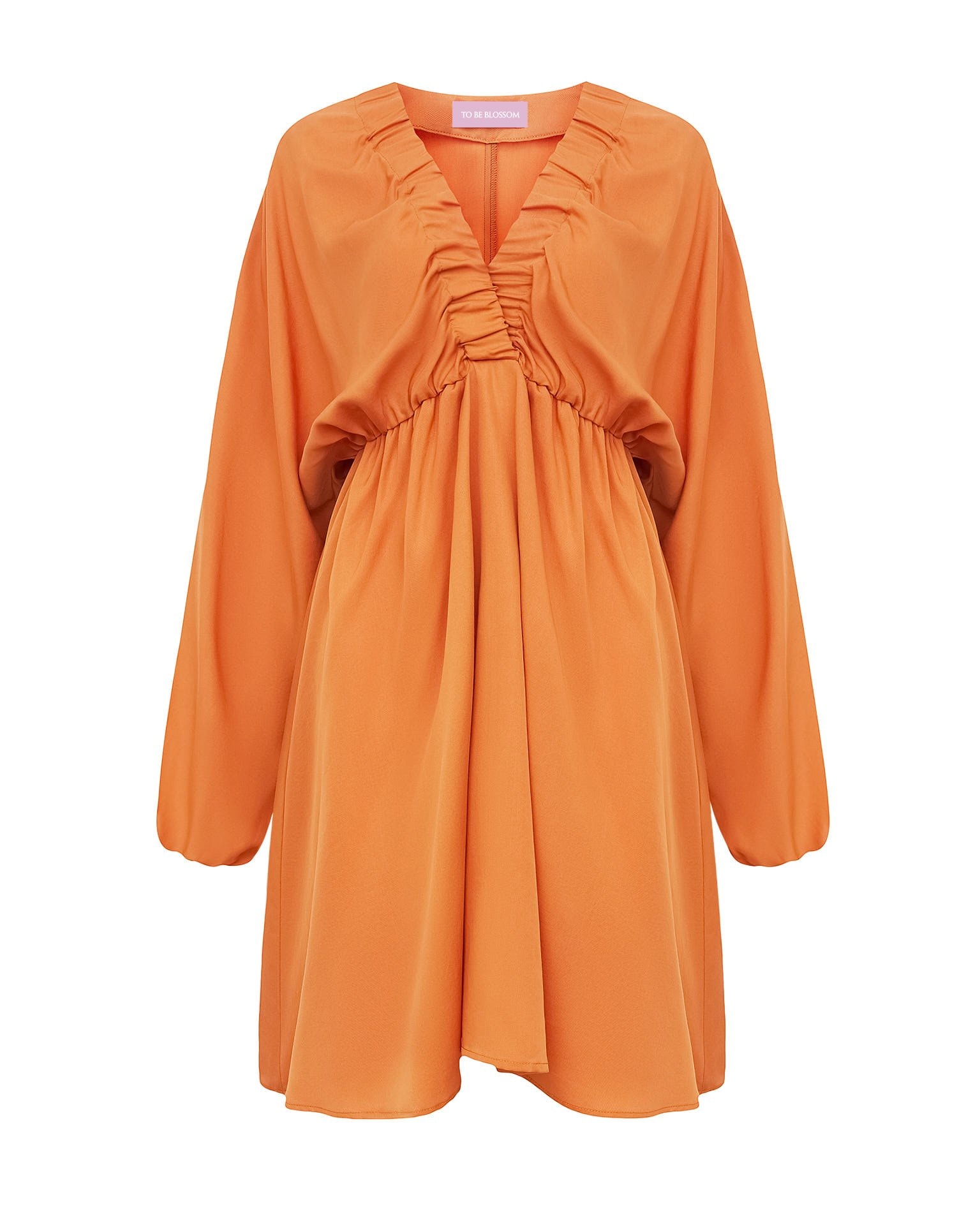 Dress with original cut, Terracotta — photo 7
