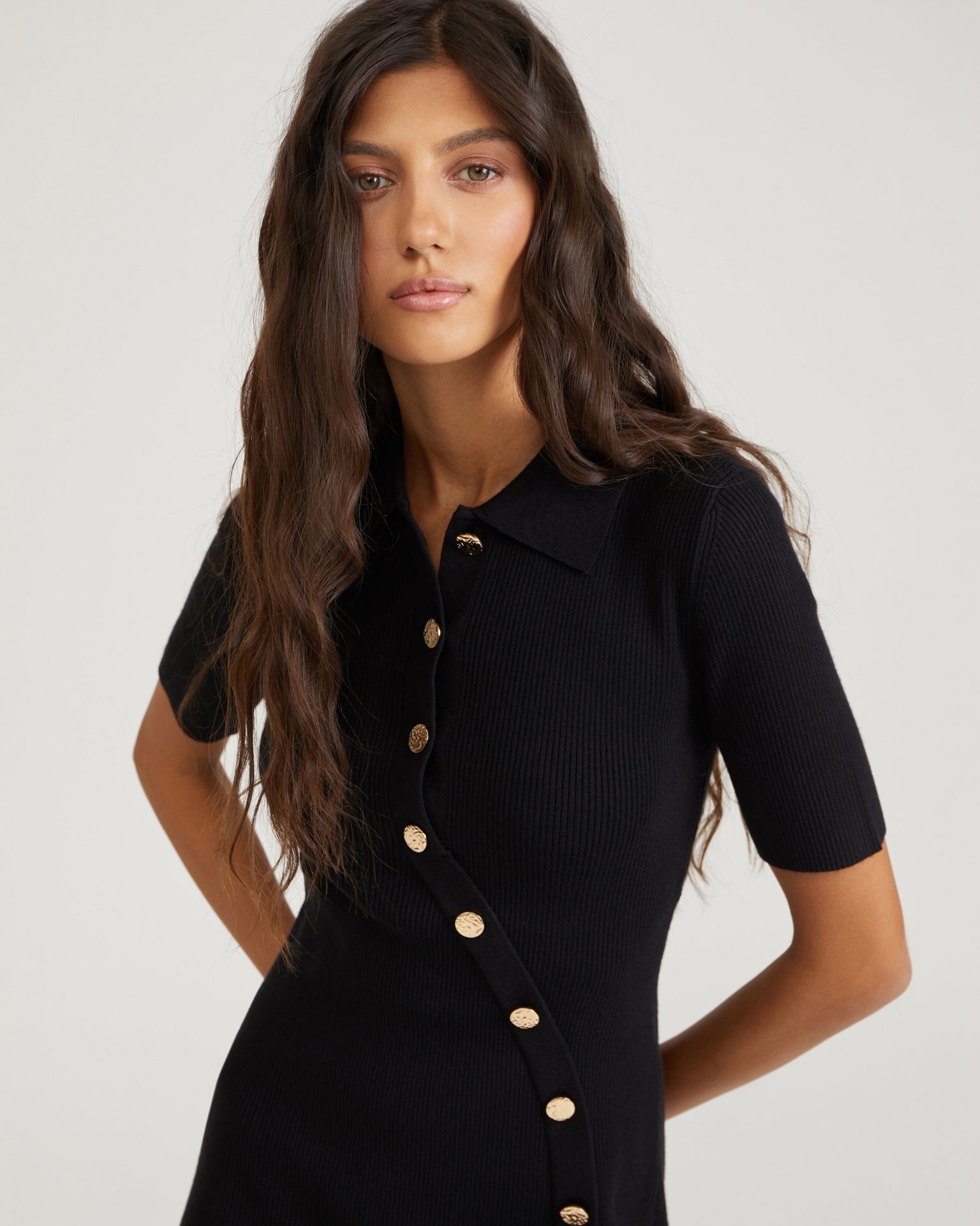 Midi dress, Black — photo 7