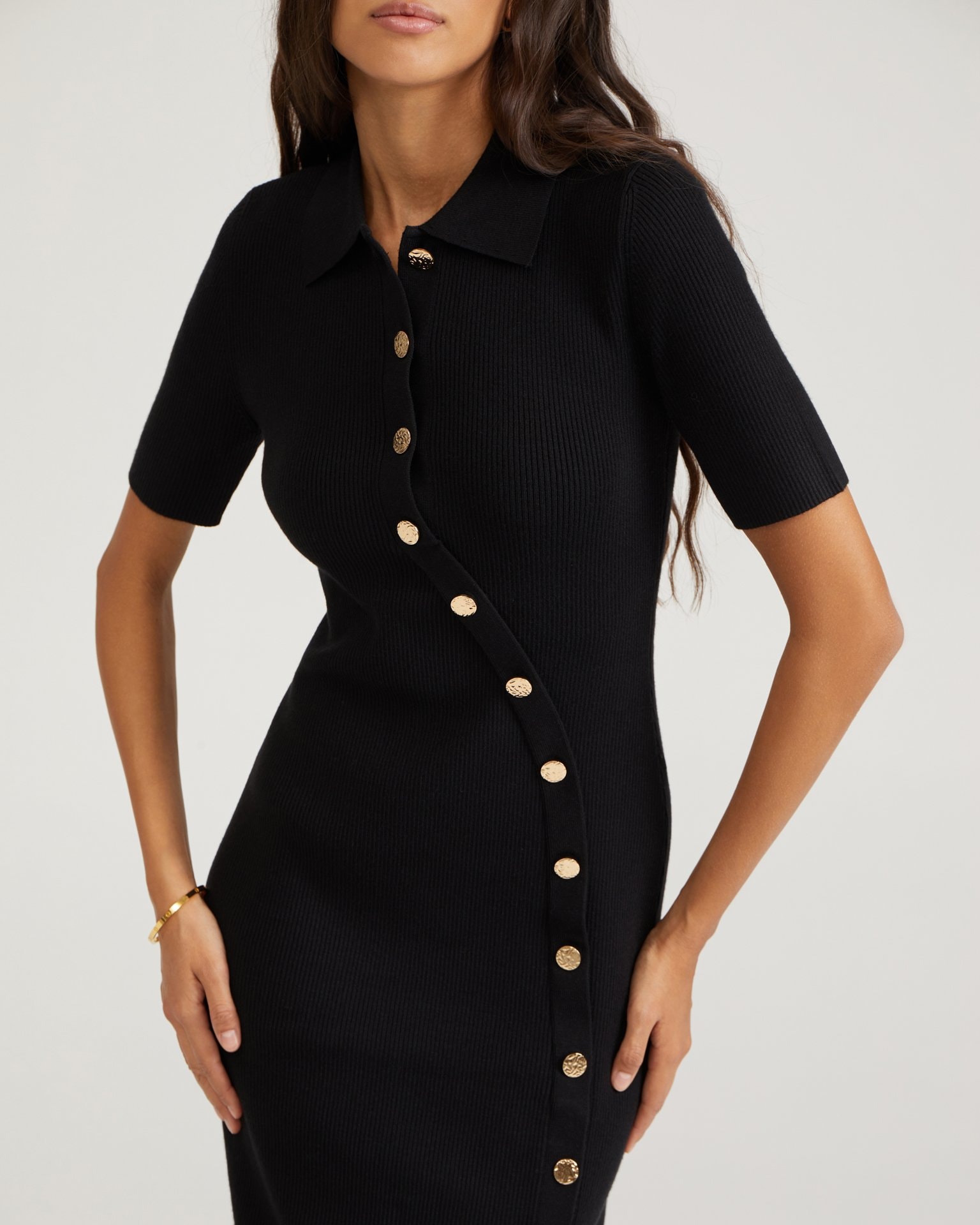 Midi dress, Black — photo 8