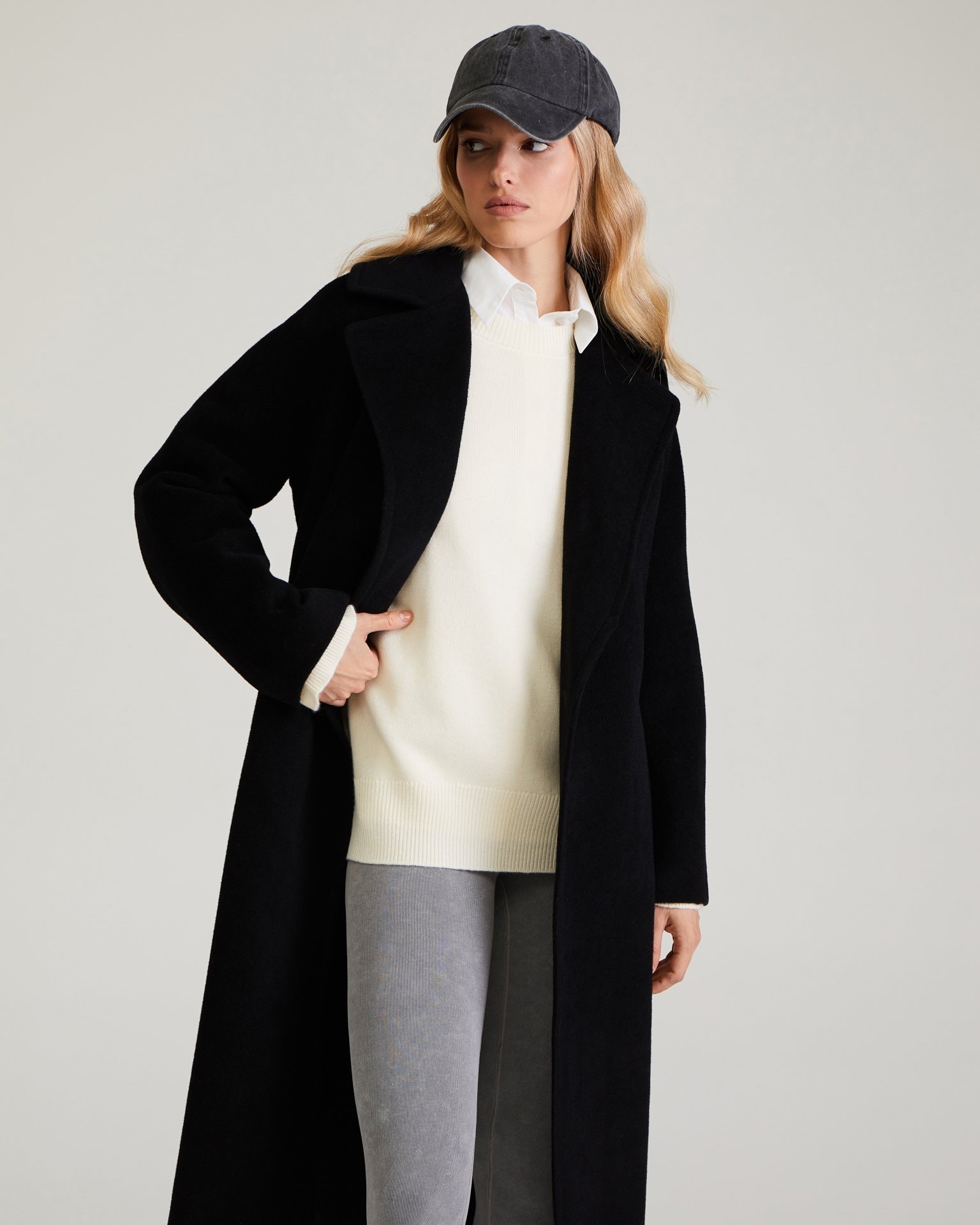 Robe coat, Black — photo 2