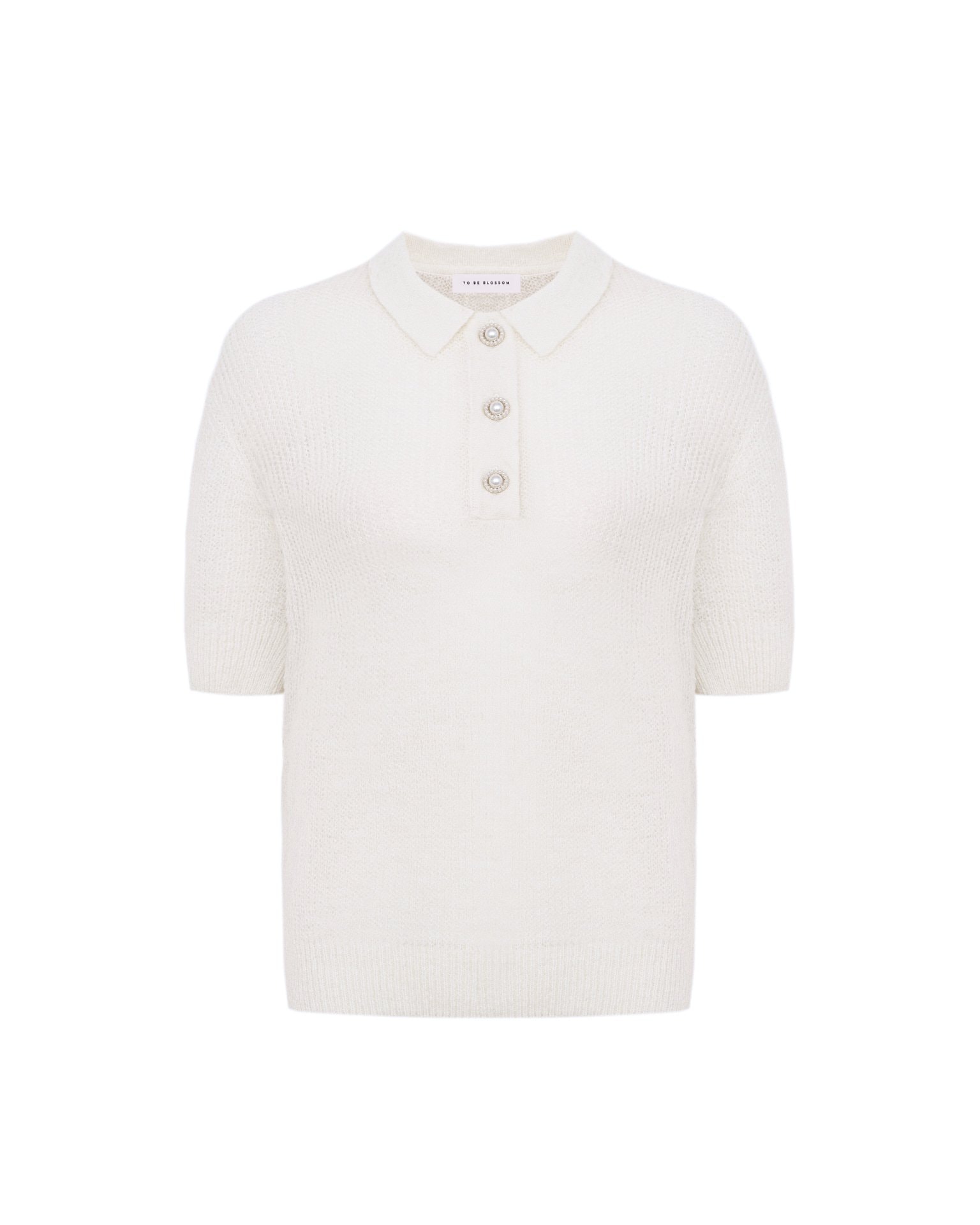 Polo jumper, White — photo 8