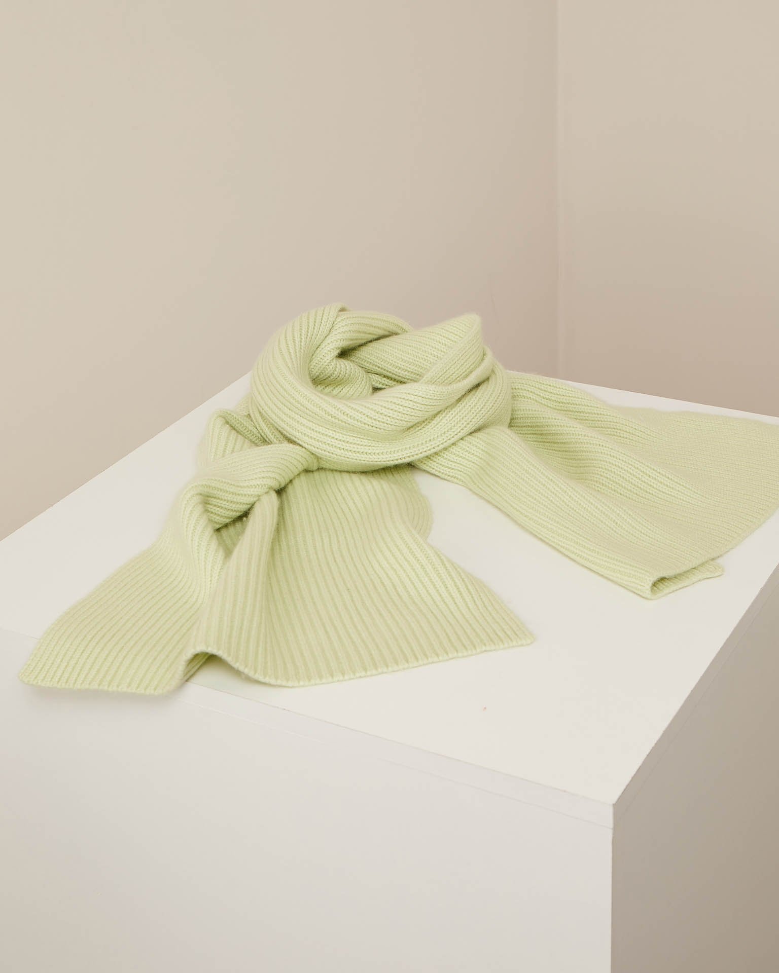 Scarf in a Chartreuse Shade, Green