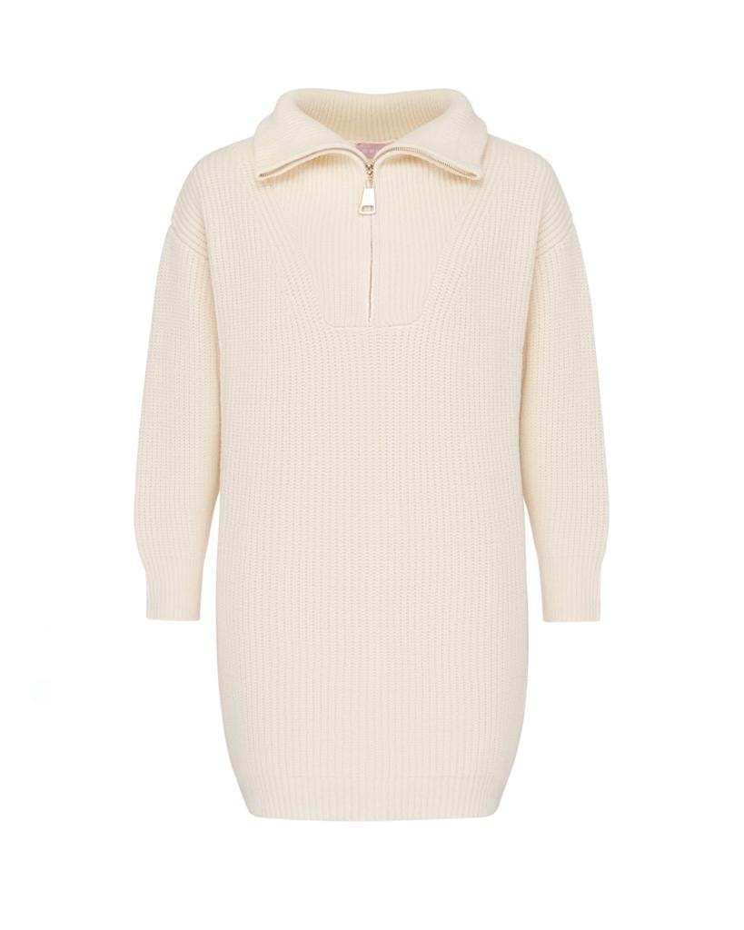White knit dress, White — photo 6