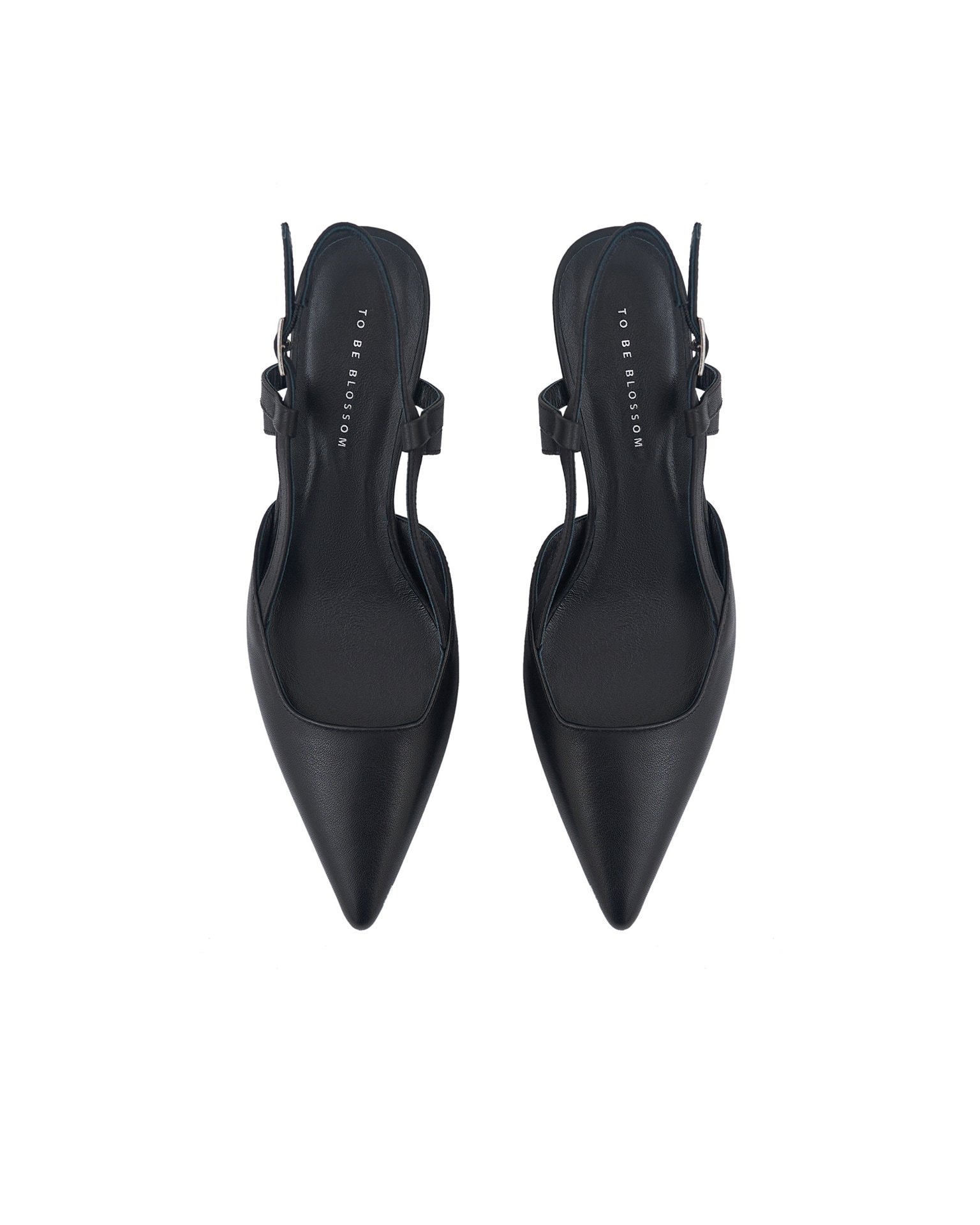 Slingback pumps, Black — photo 5