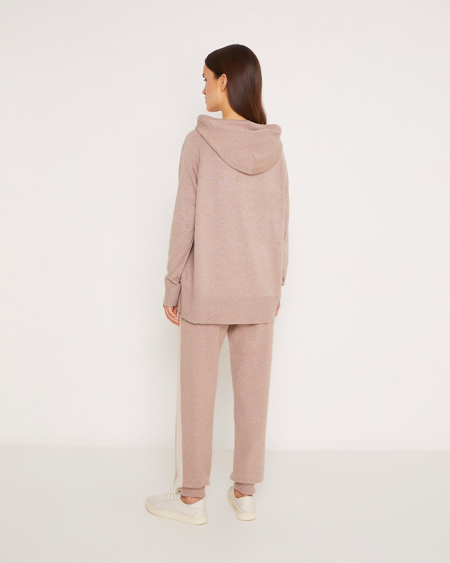Trouser set with a hoodie, Brown