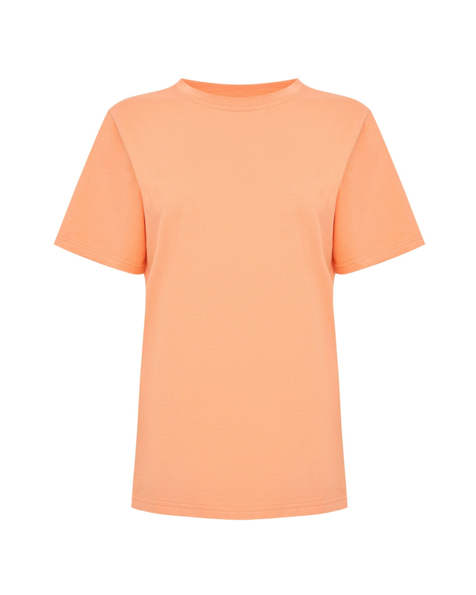 Basic peach T-shirt, Orange — photo 7