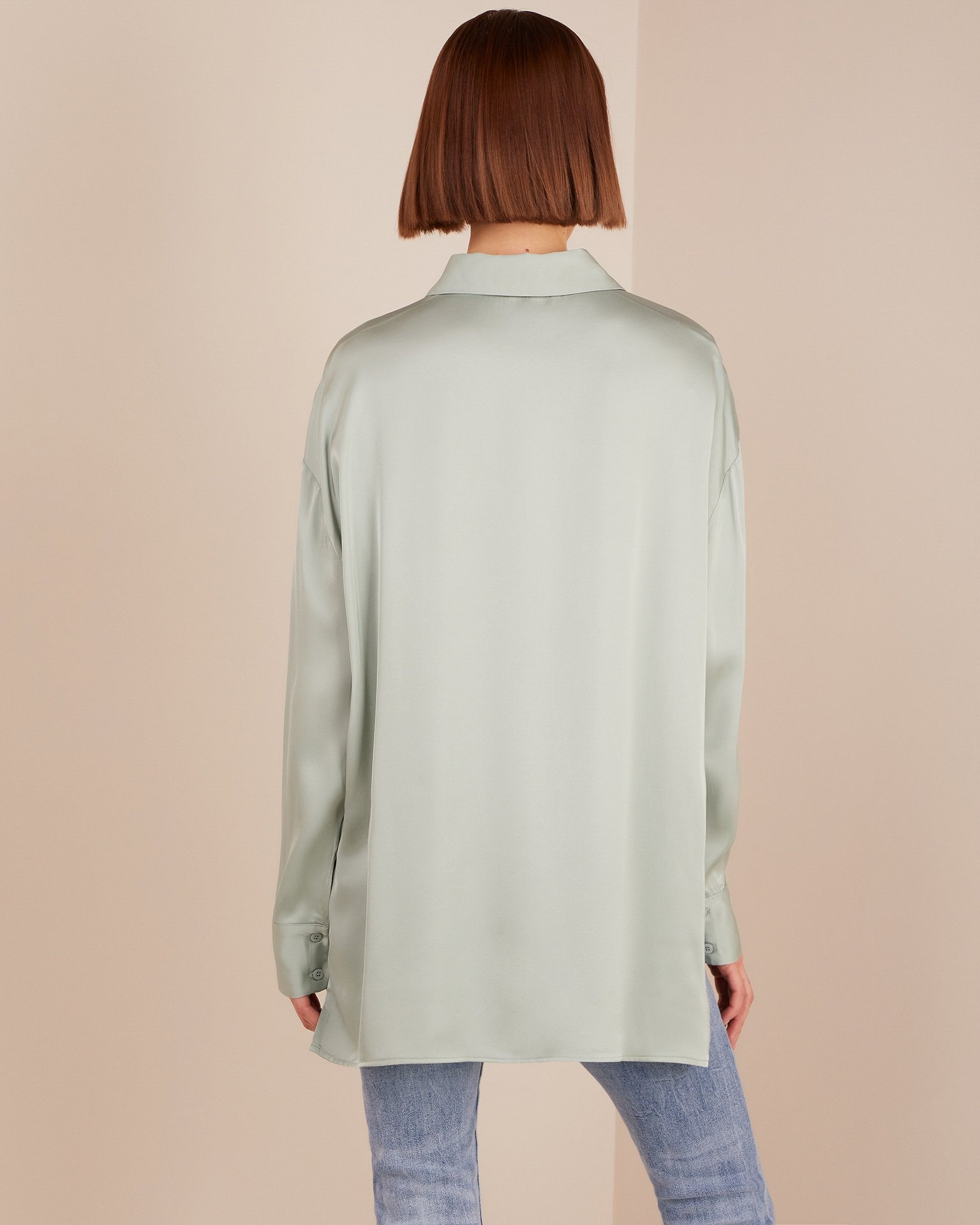Mint-coloured blouse, Mint — photo 3
