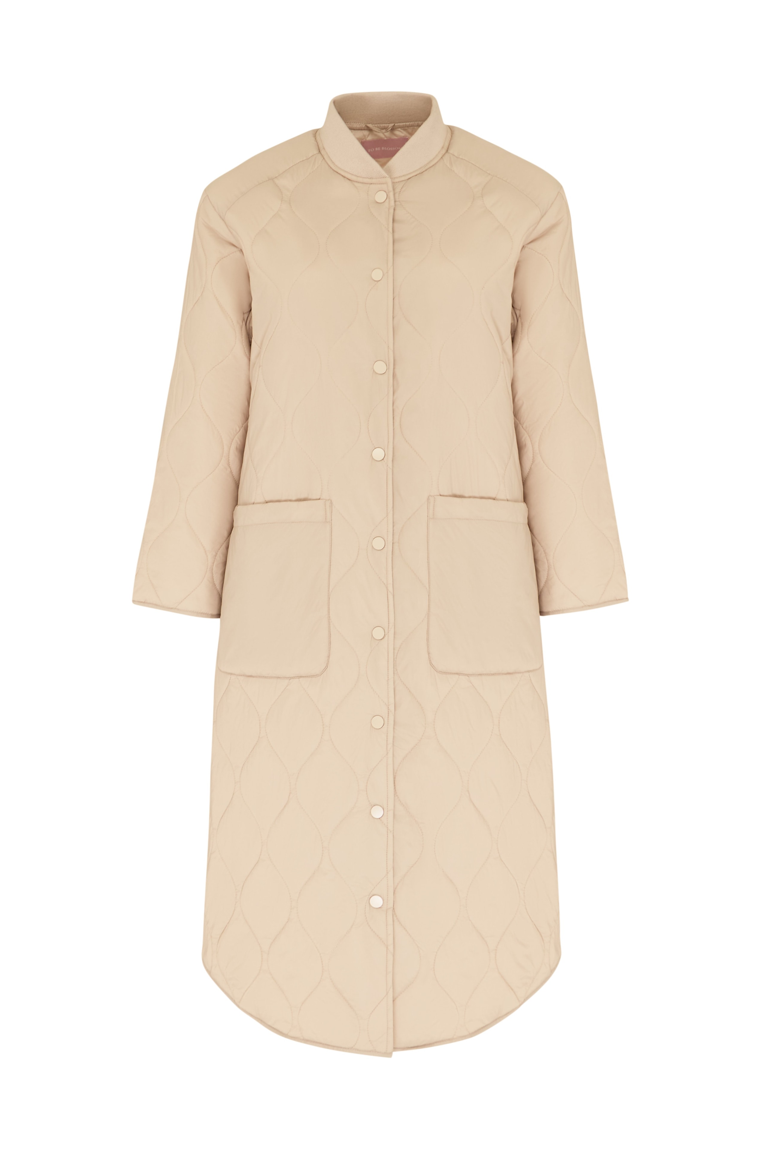Coat with patch pockets, Beige — photo 9