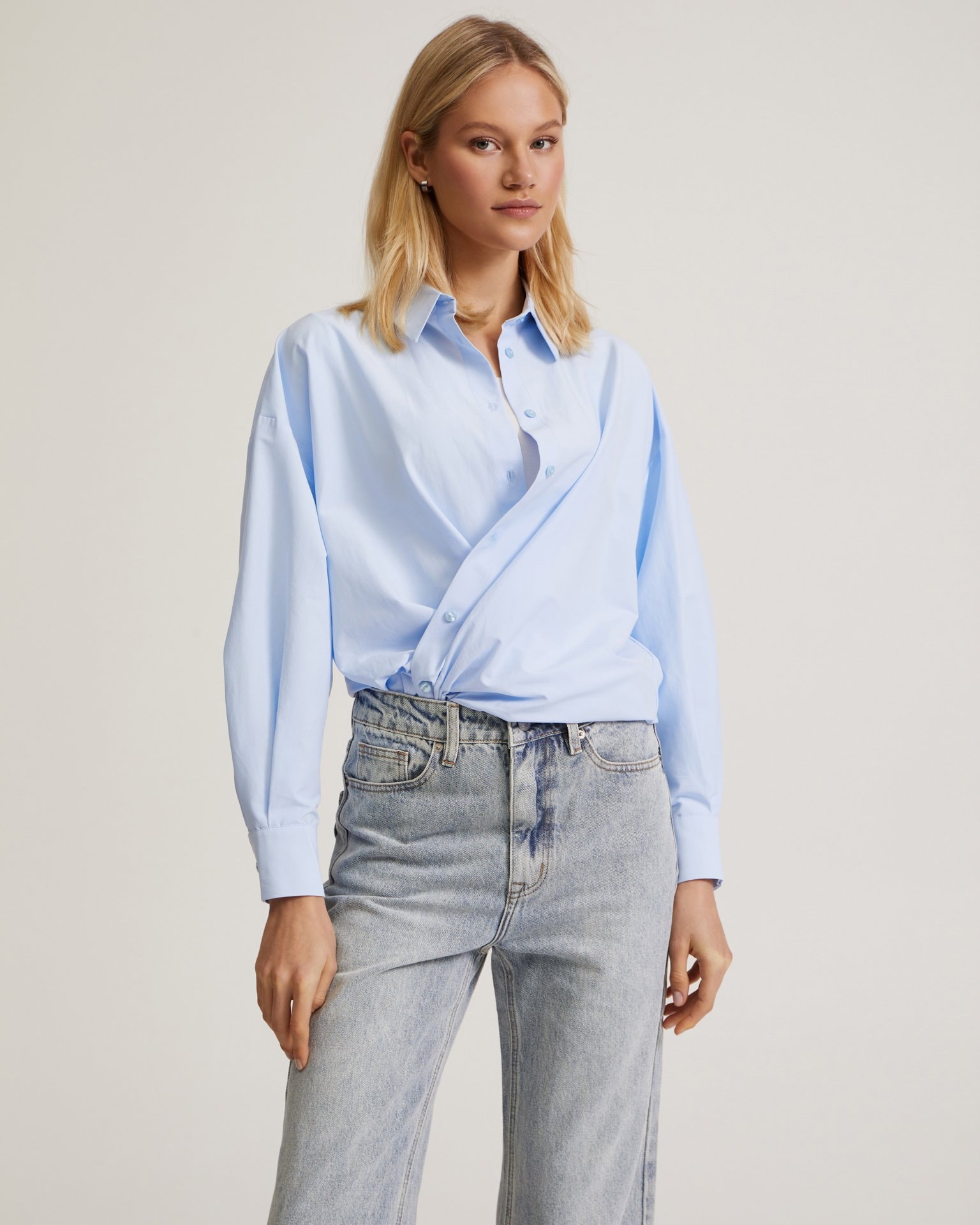Grey-blue jeans, Sky Blue — photo 10