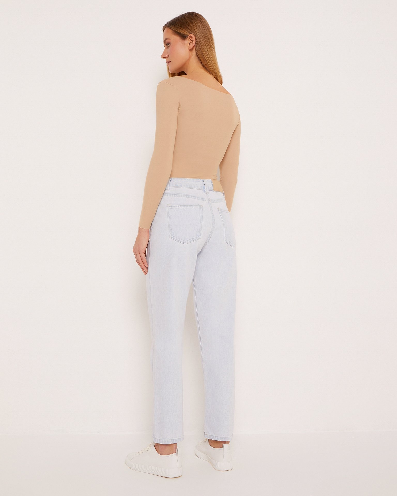 Mom jeans in light blue, Light Blue — photo 2