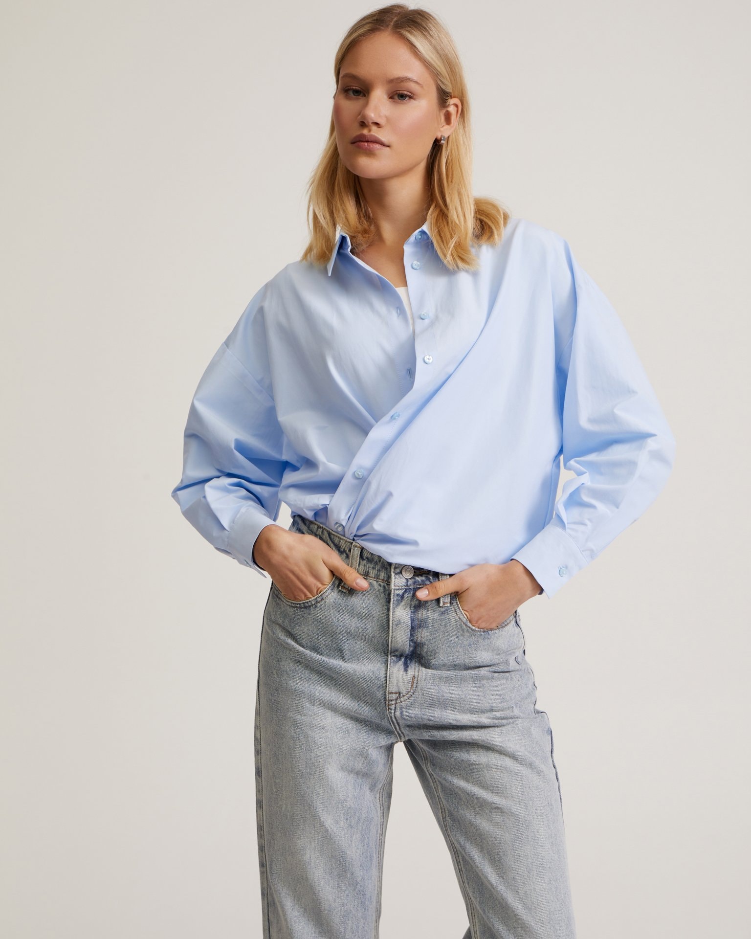 Grey-blue jeans, Sky Blue — photo 9